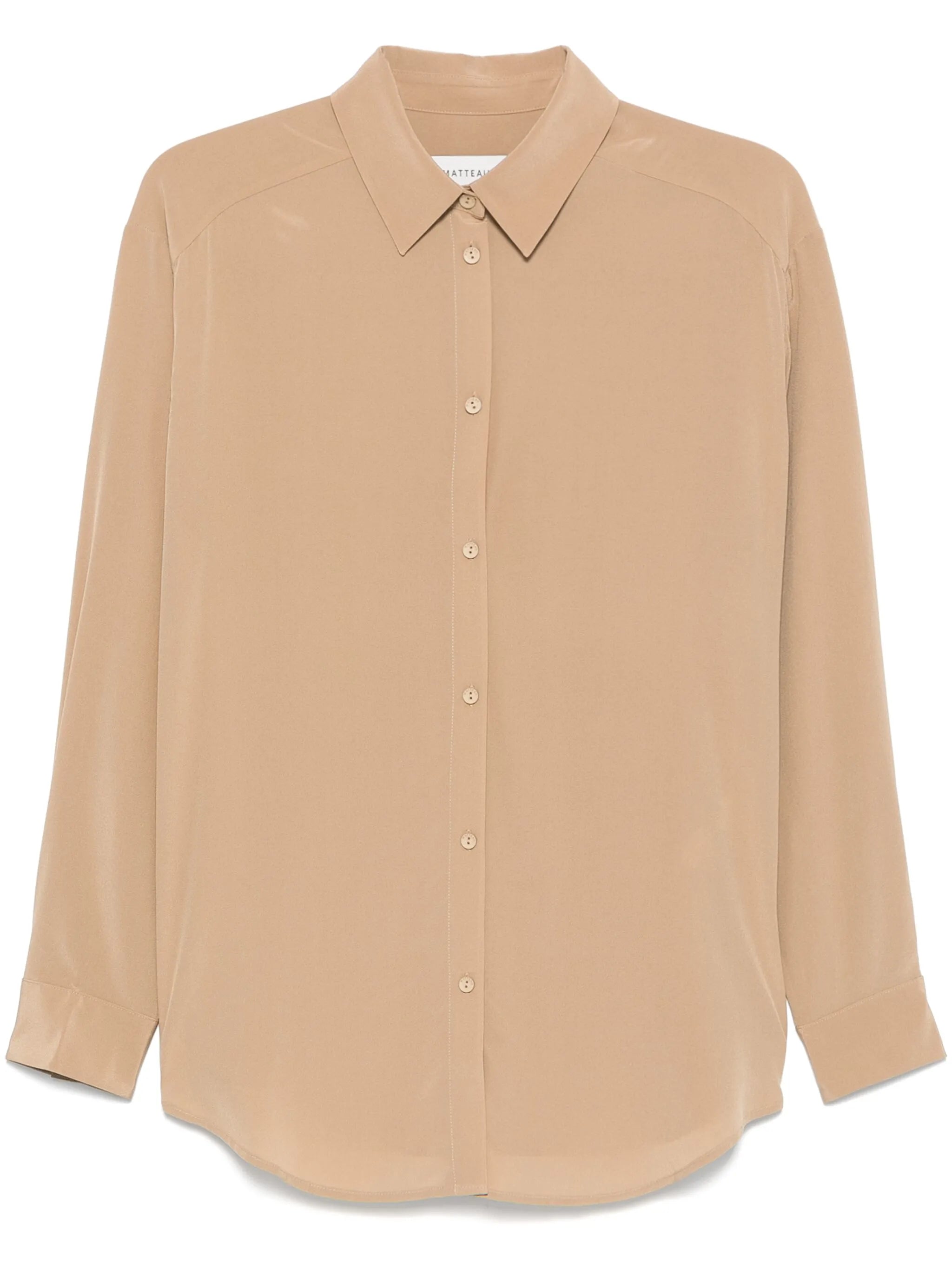 longsleeved silk shirt