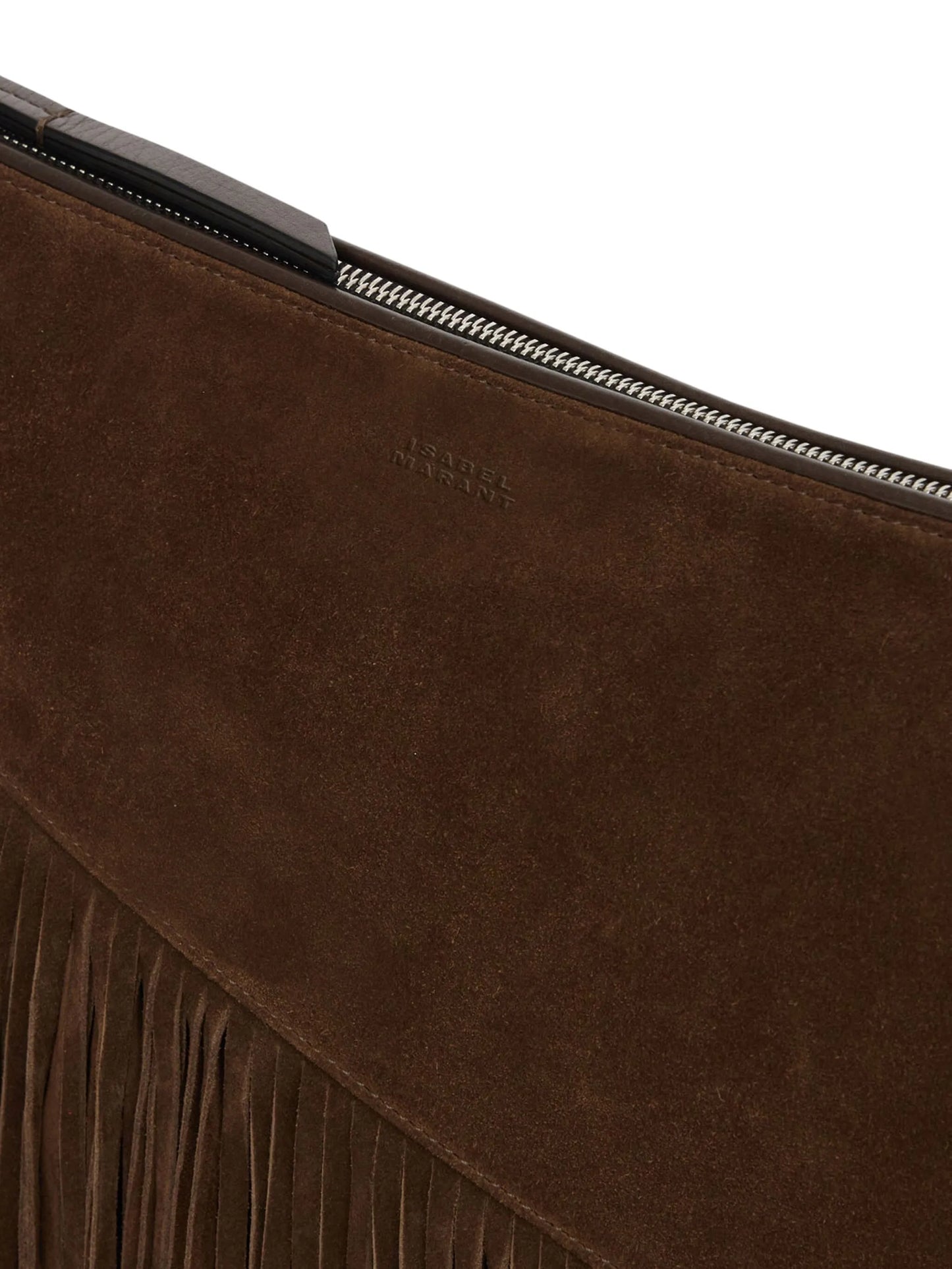 Faro suede clutch