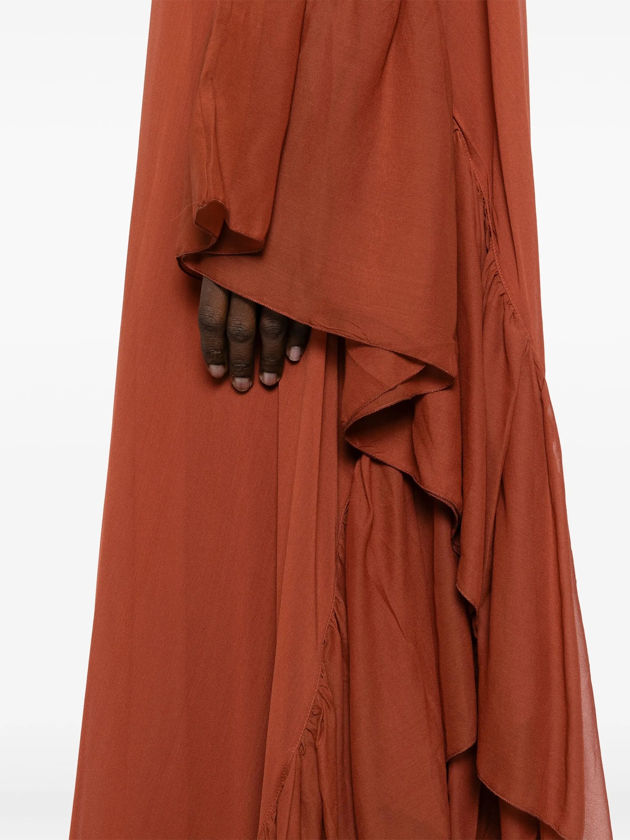 silk gown