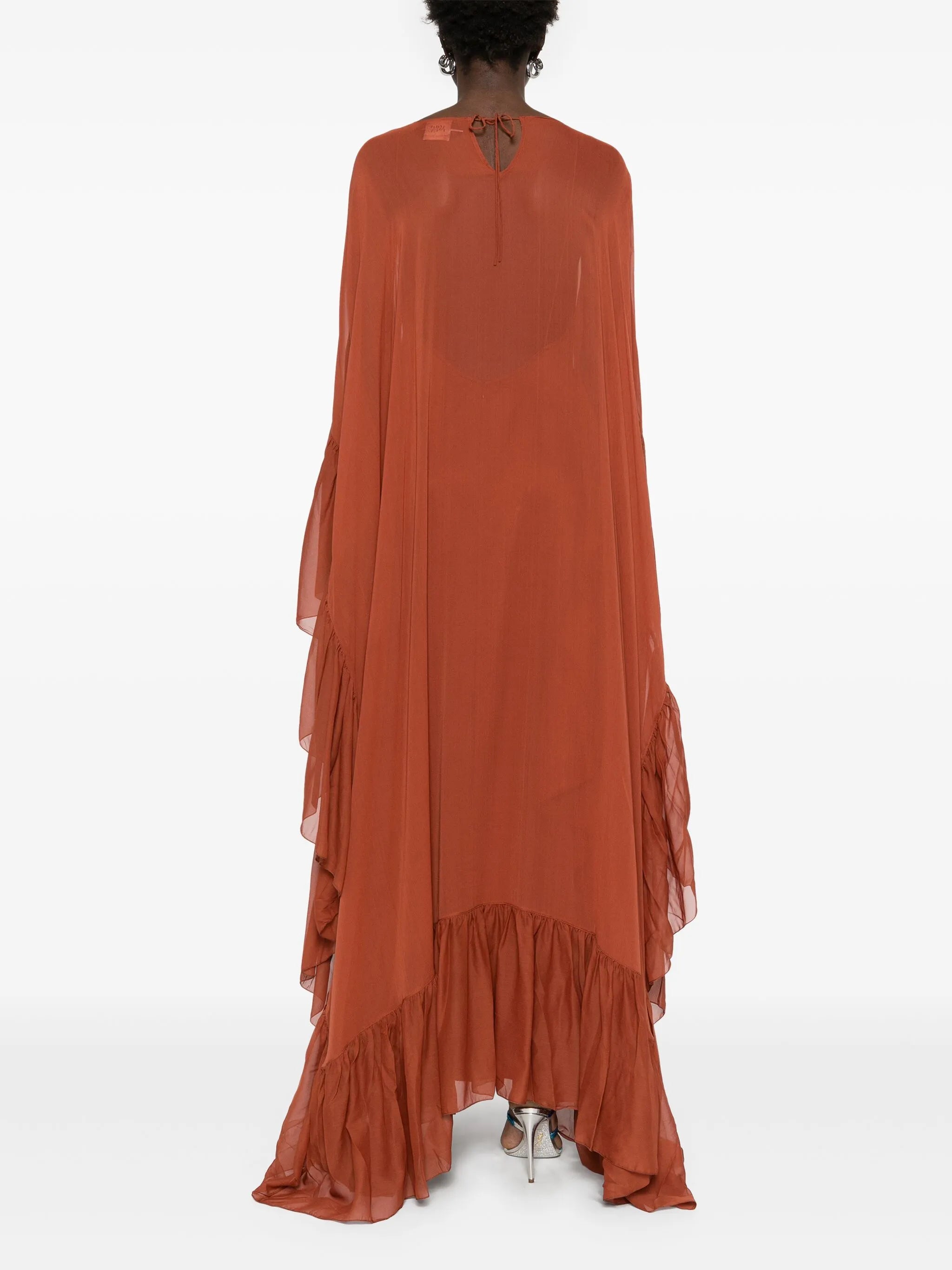 silk gown