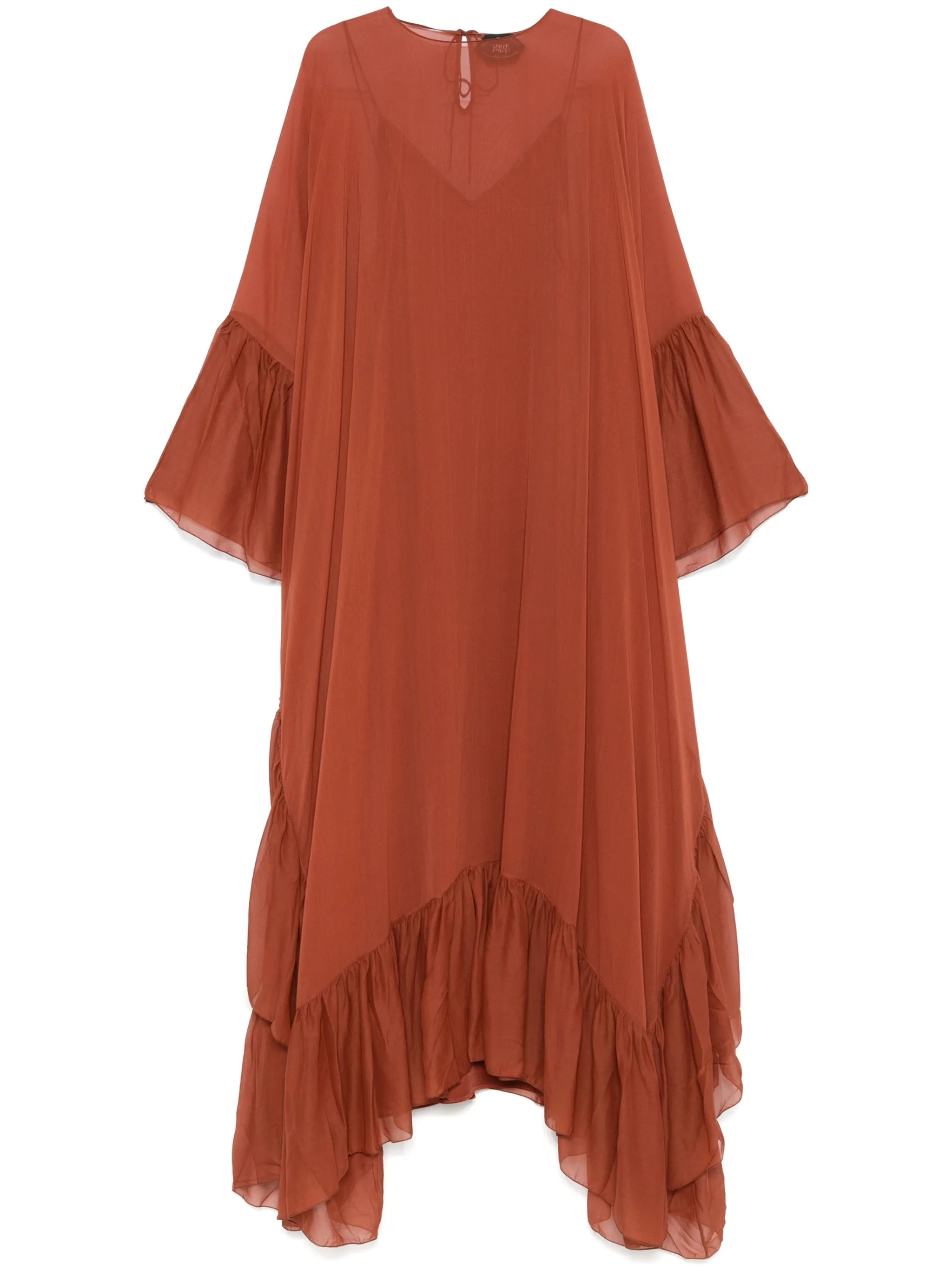 silk gown
