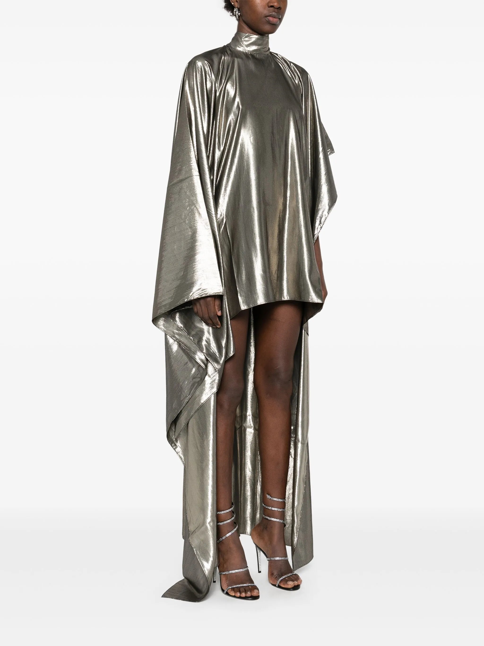 lurex mini dress