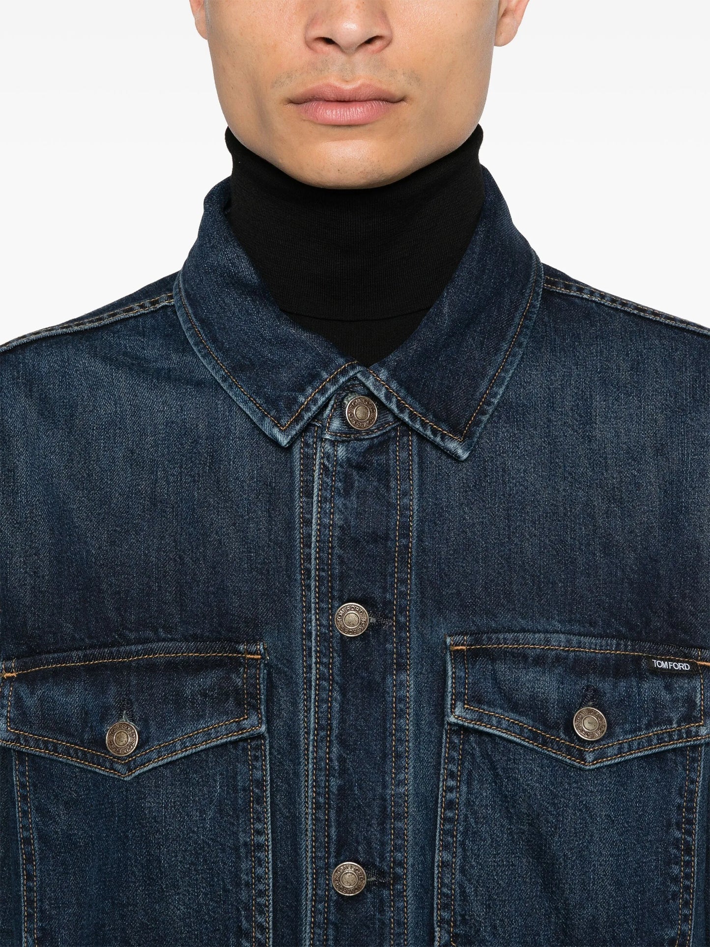 chest-pockets denim jacket