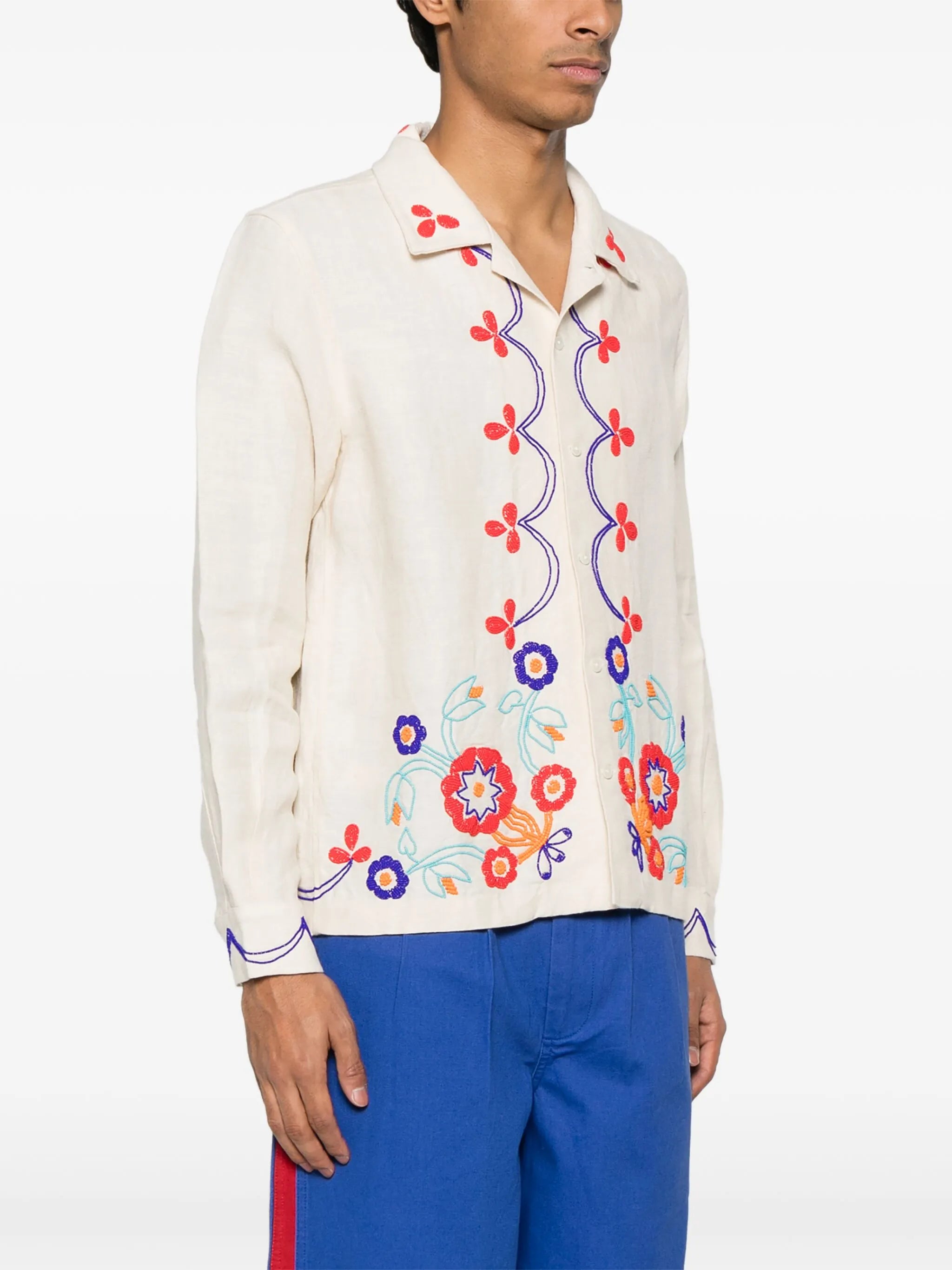Garden Party beaded shirt