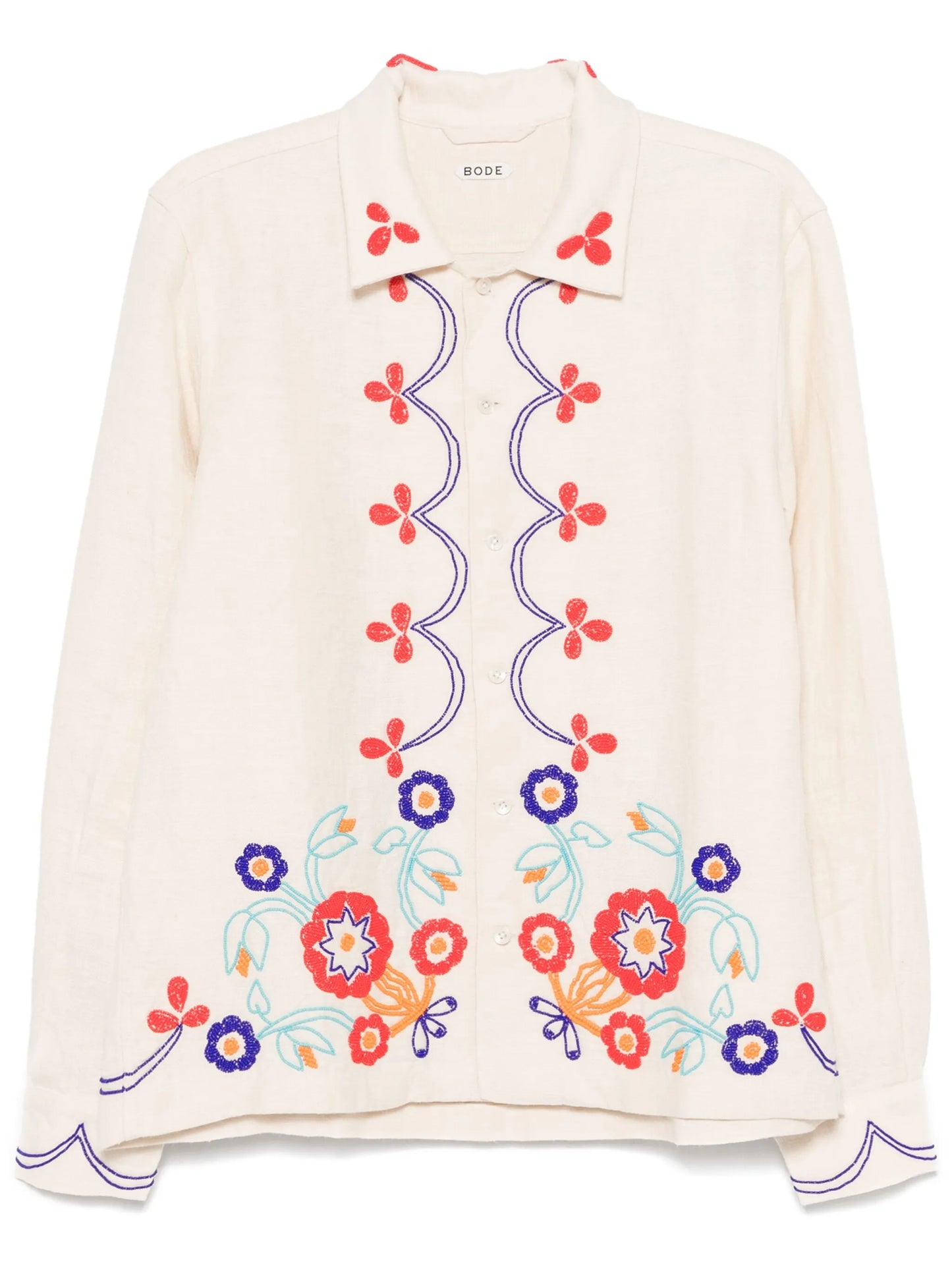Garden Party beaded shirt