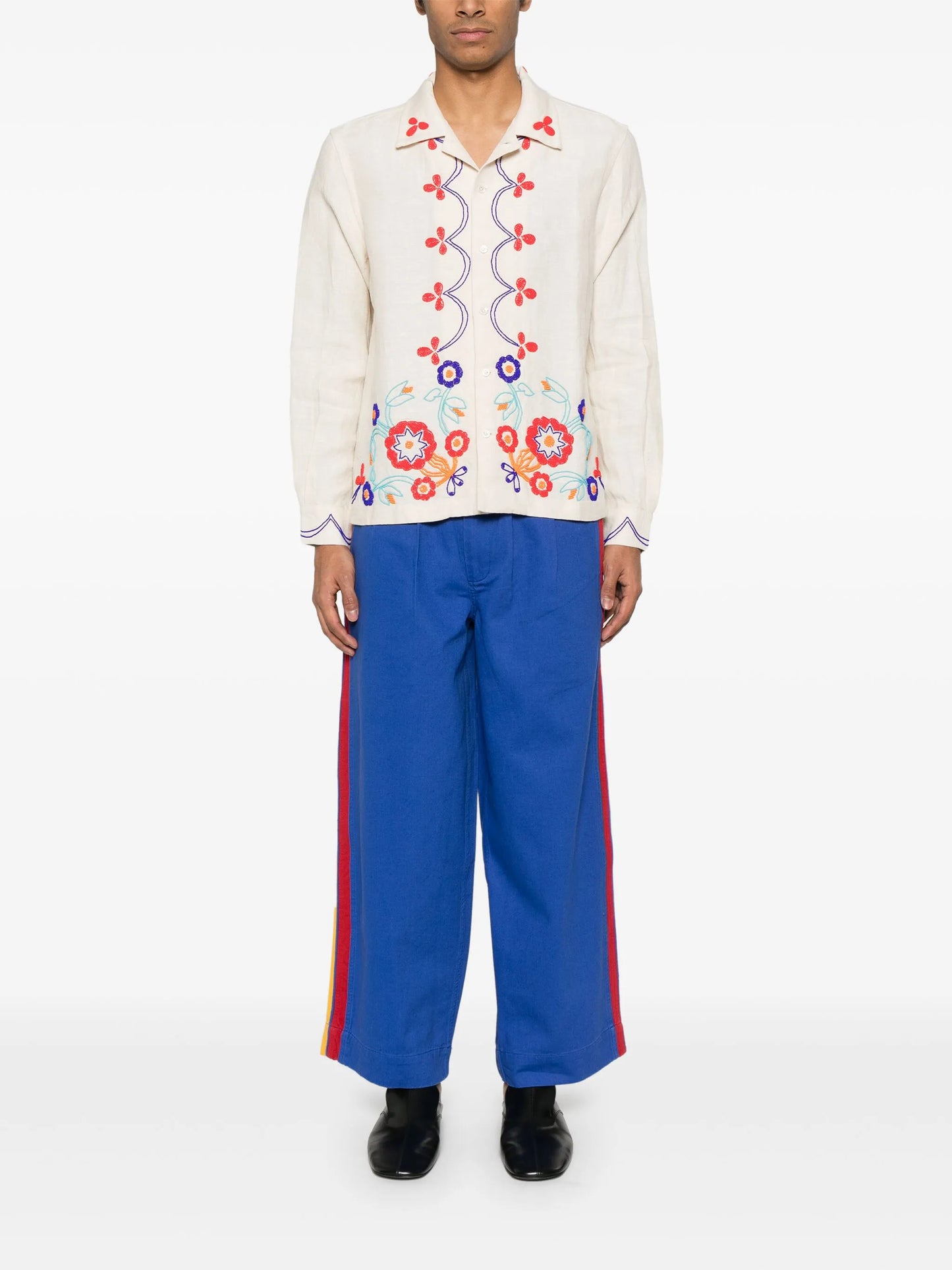 Garden Party beaded shirt