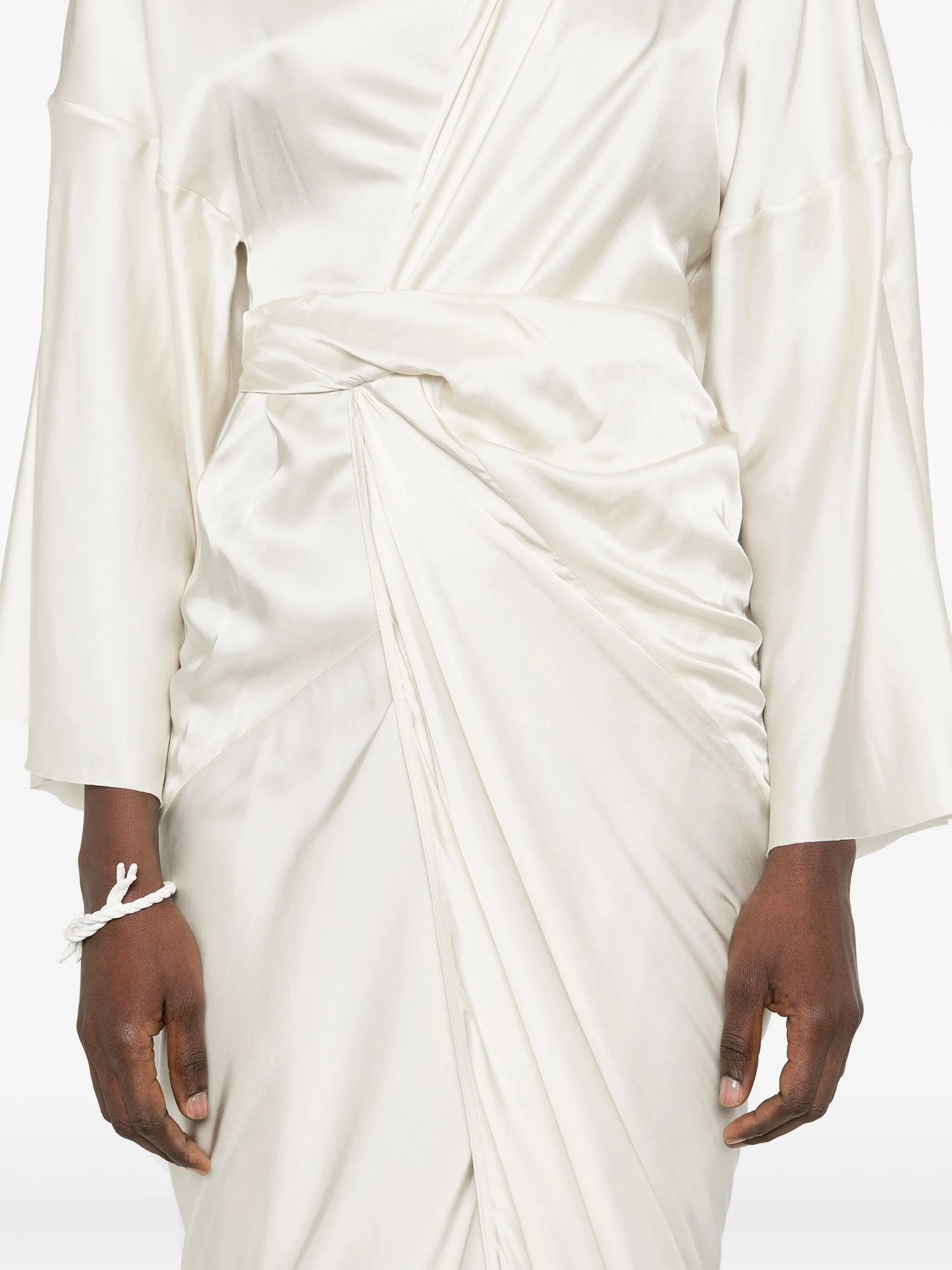 wrap maxi dress