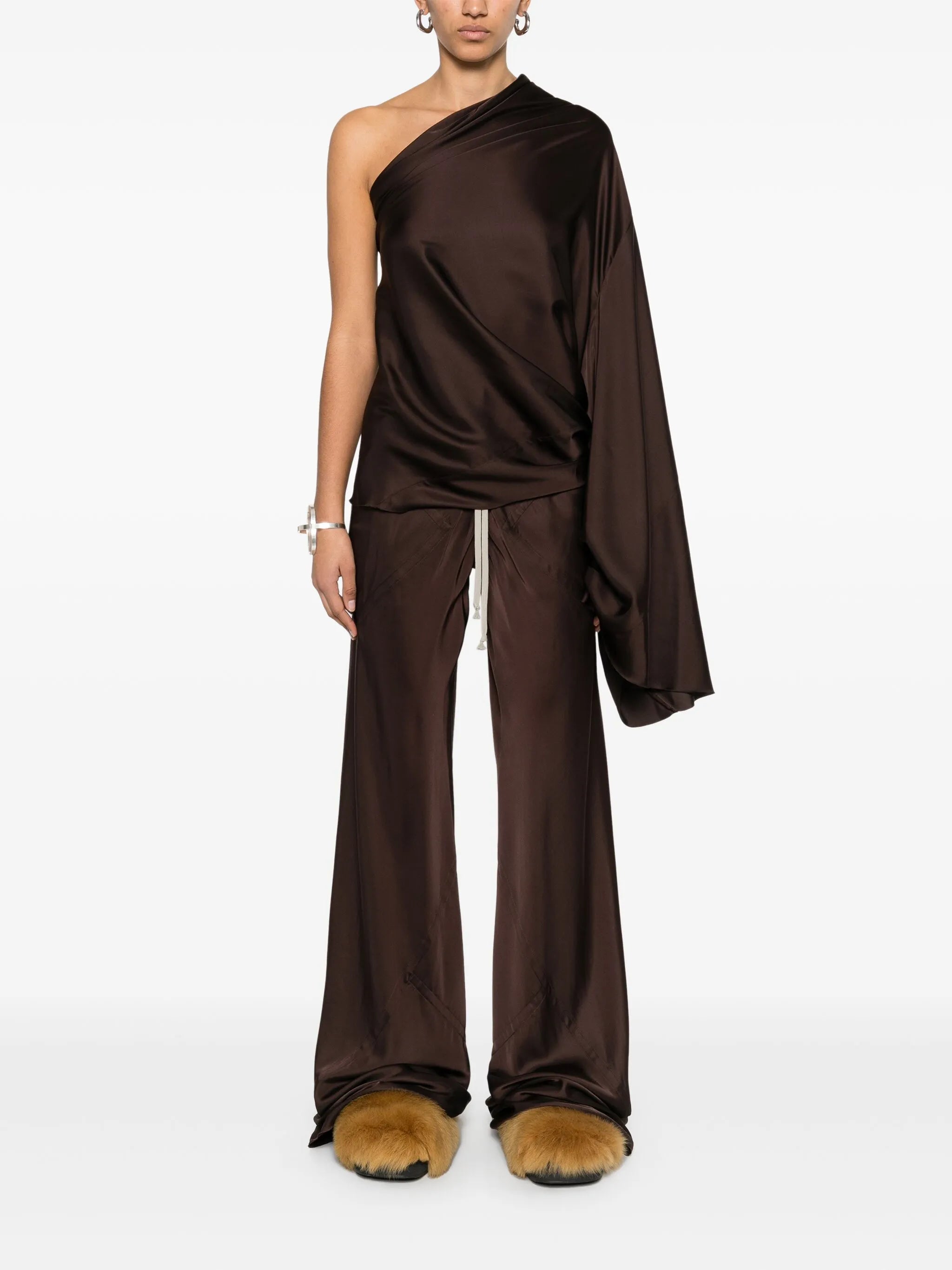 one-sleeve top
