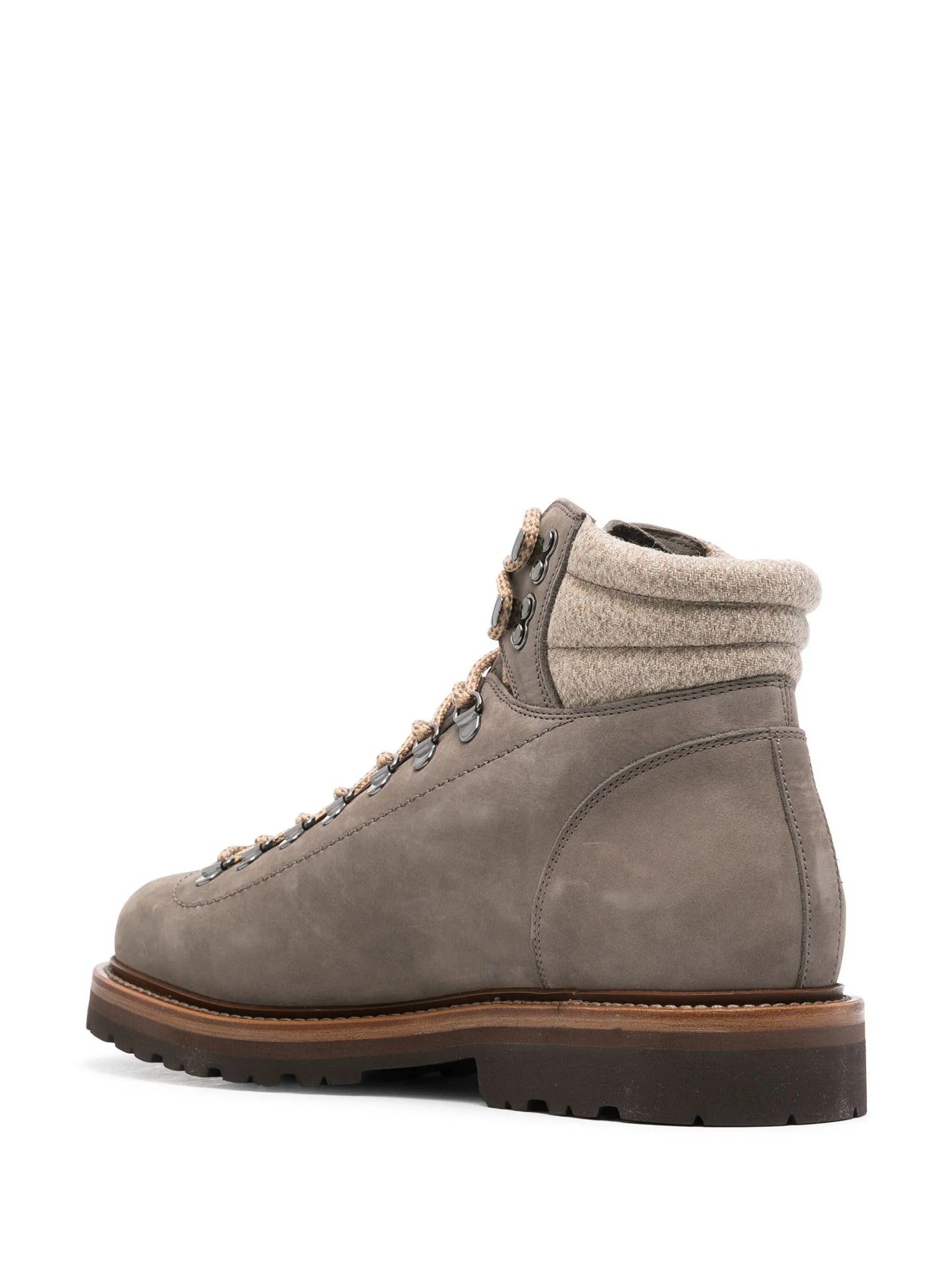 wool-insert nubuck boots