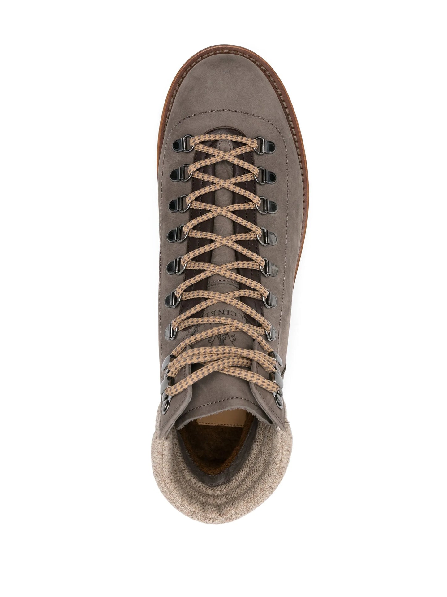 wool-insert nubuck boots