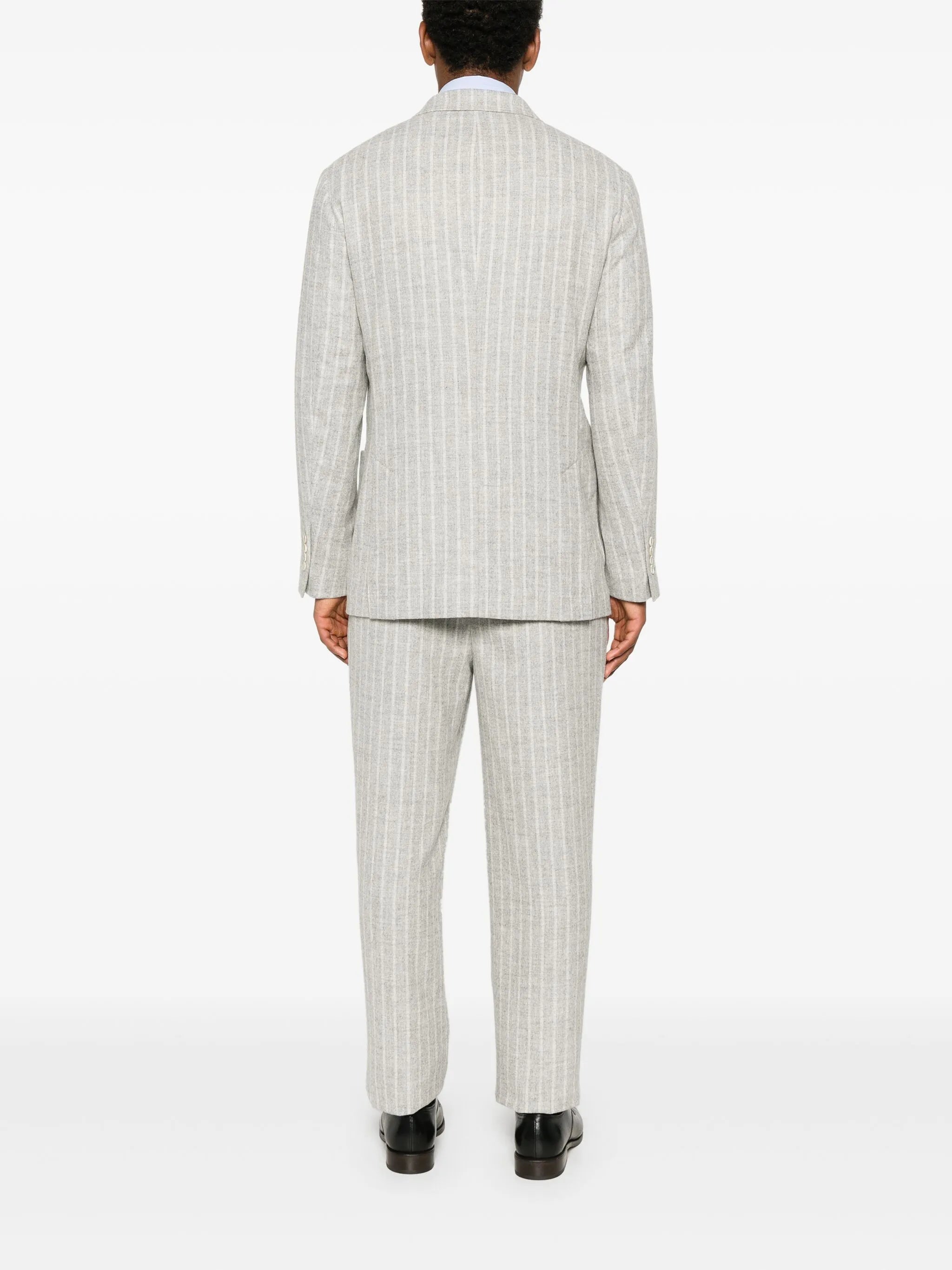 striped suit