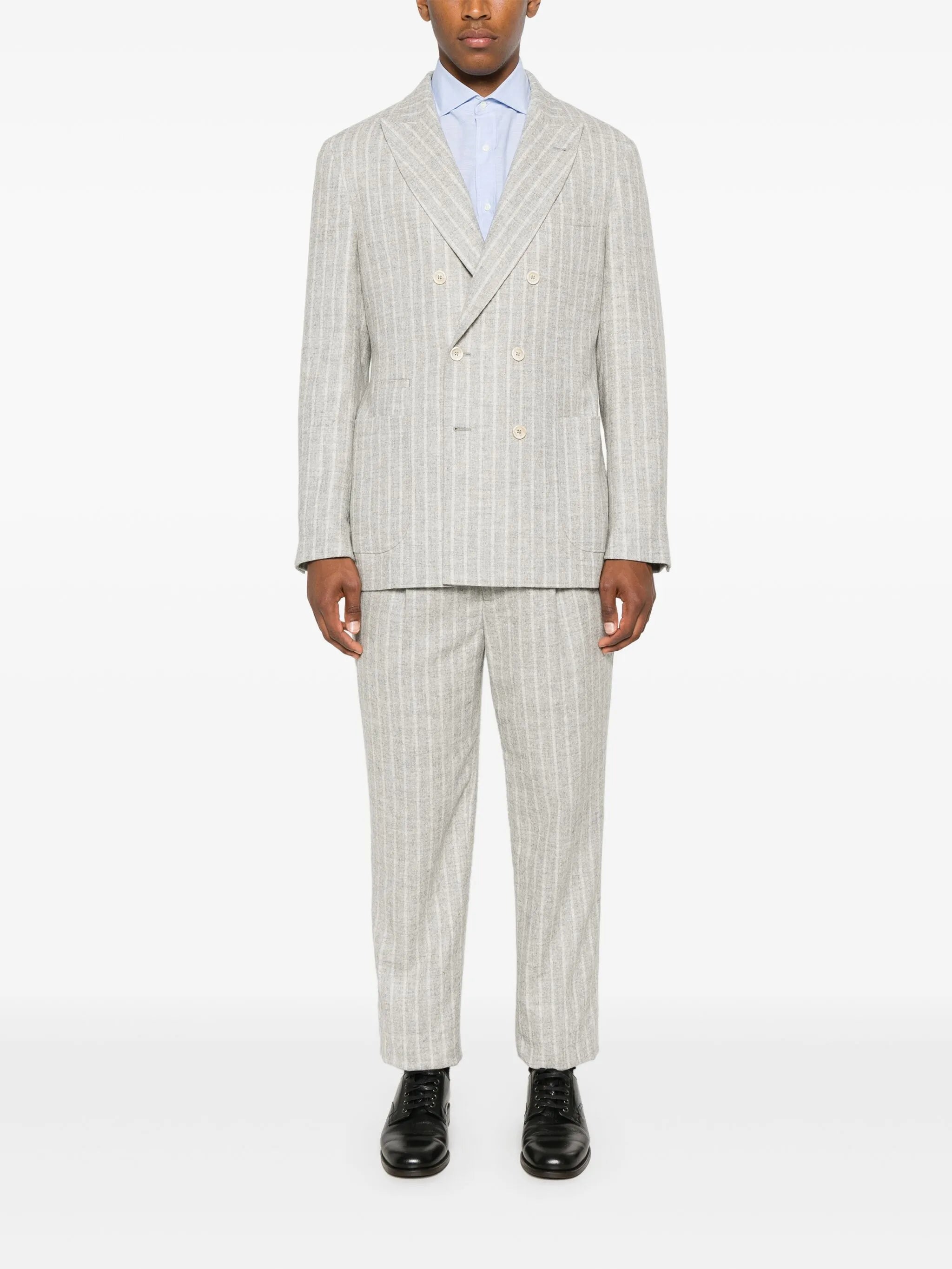 striped suit