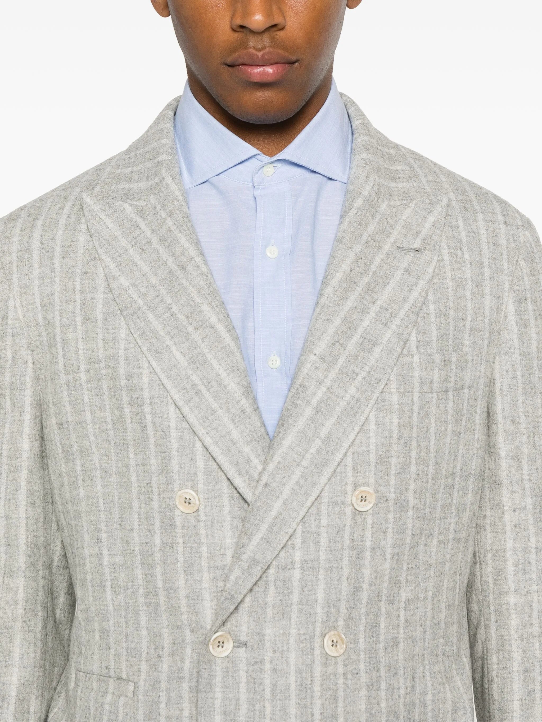 striped suit