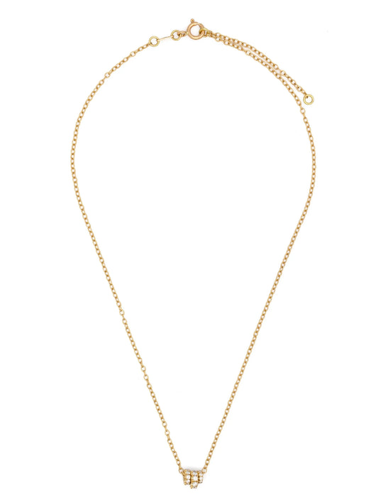 18kt yellow gold Vesta diamond necklace