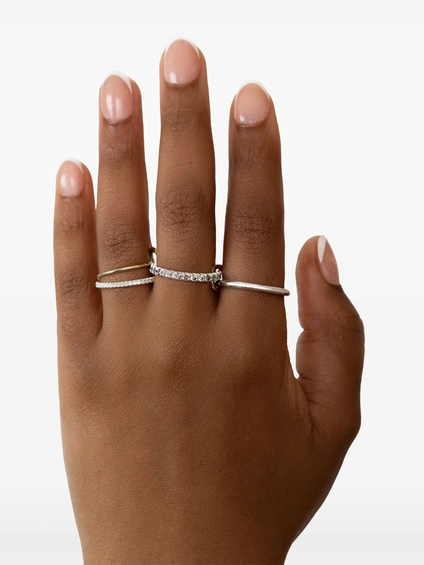18kt yellow gold Arla diamond ring