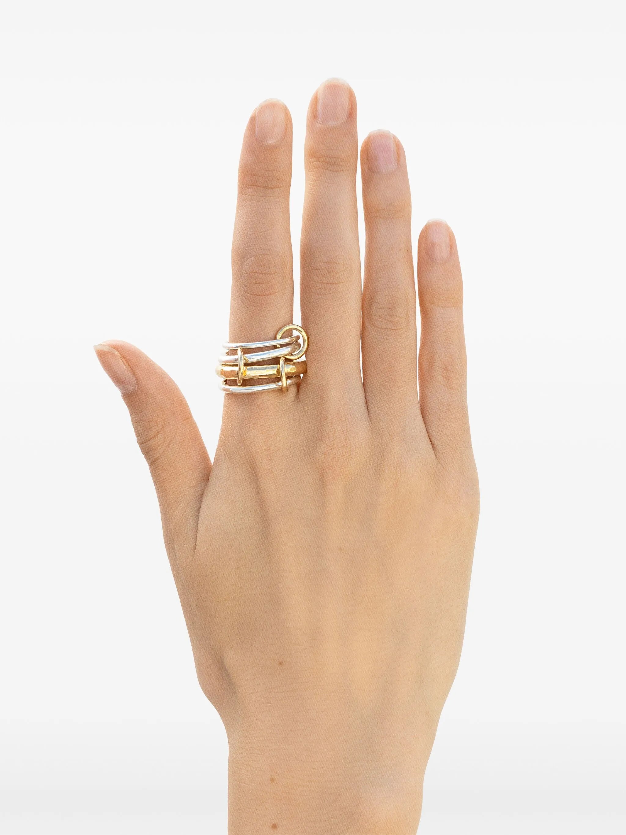 18kt yellow gold Janssen SG Vulcan ring