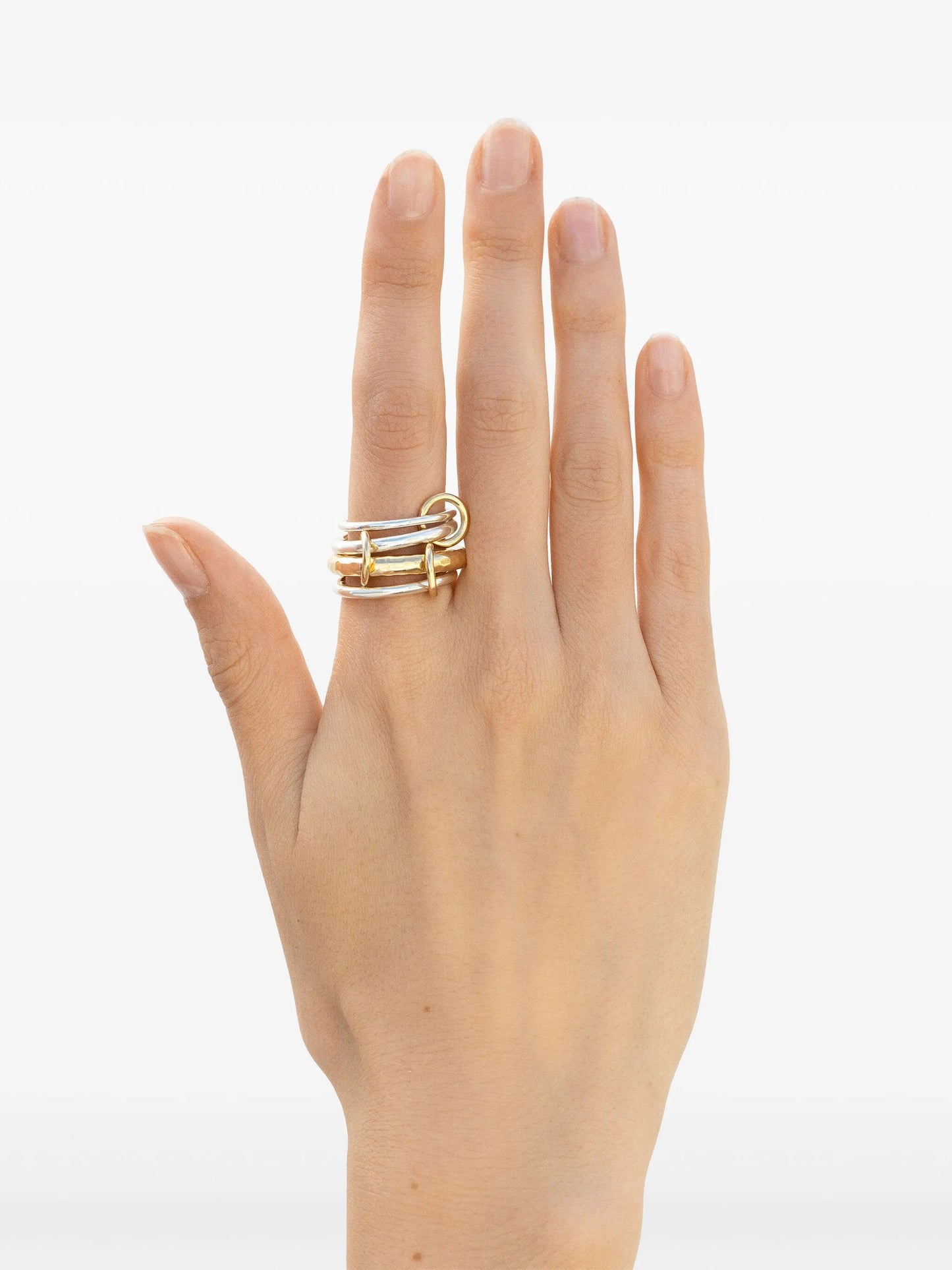 18kt yellow gold Janssen SG Vulcan ring
