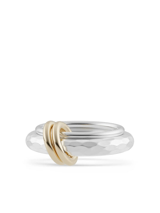 18kt yellow gold Agon ring