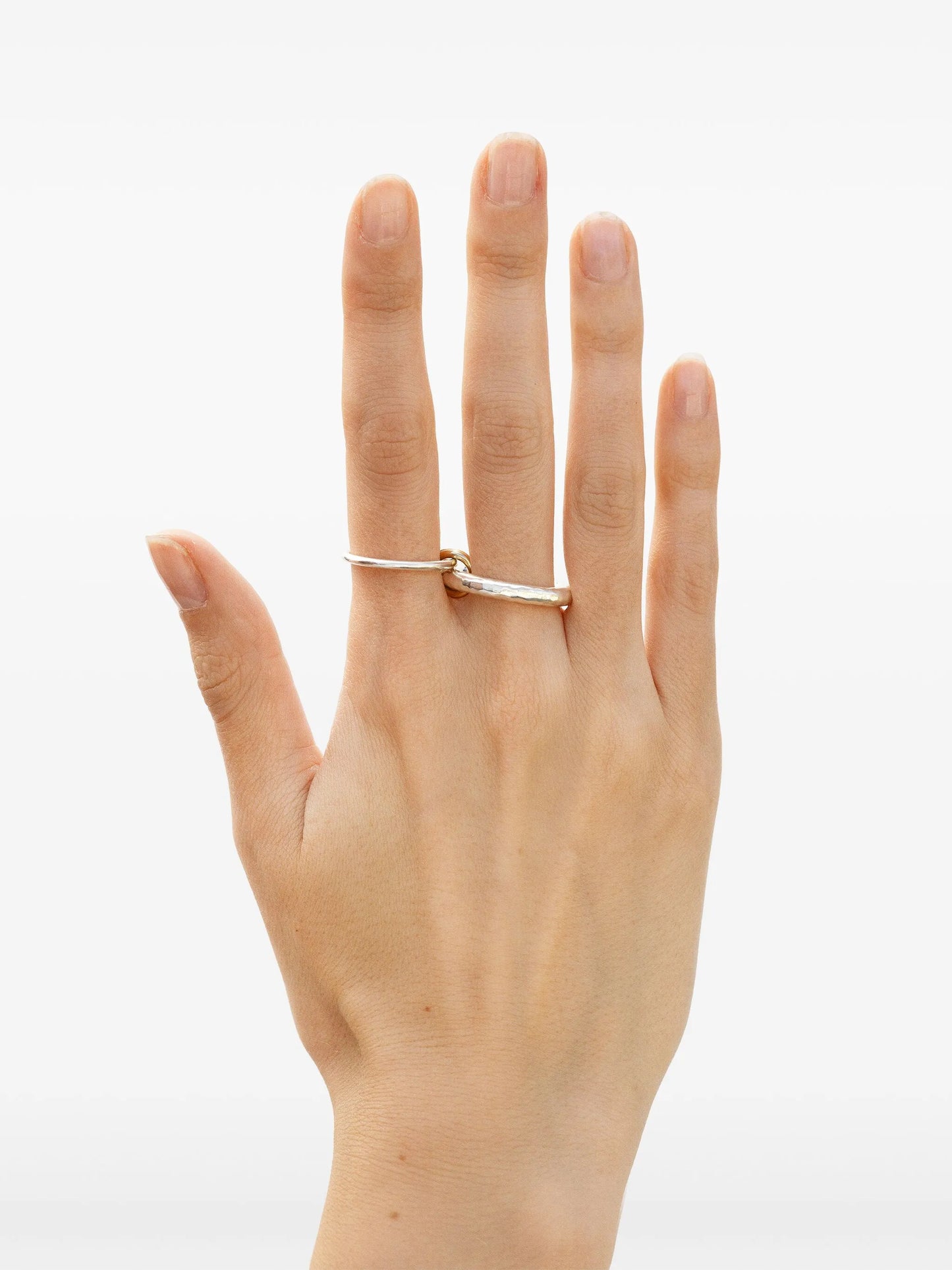 18kt yellow gold Agon ring