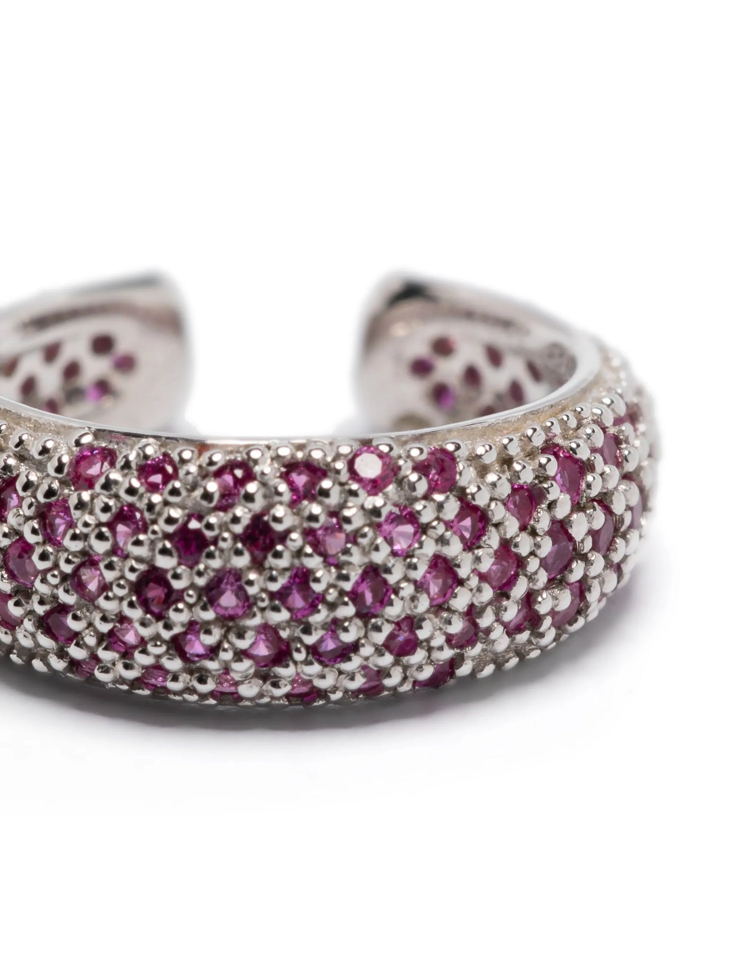 rhinestone-embellished ear cuff