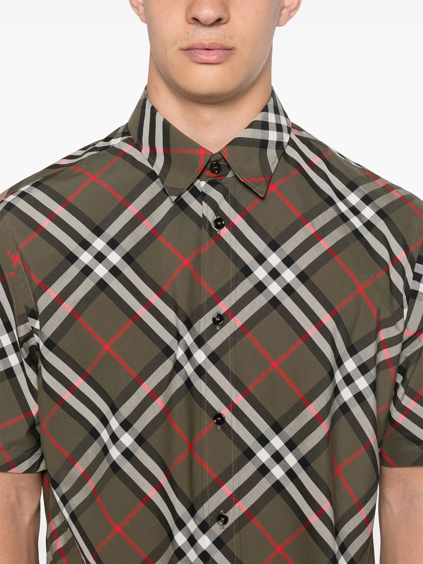 check-pattern shirt