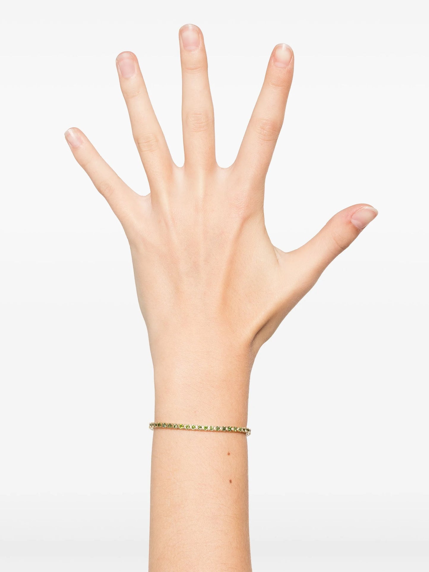 14kt yellow gold Spectra tennis bracelet