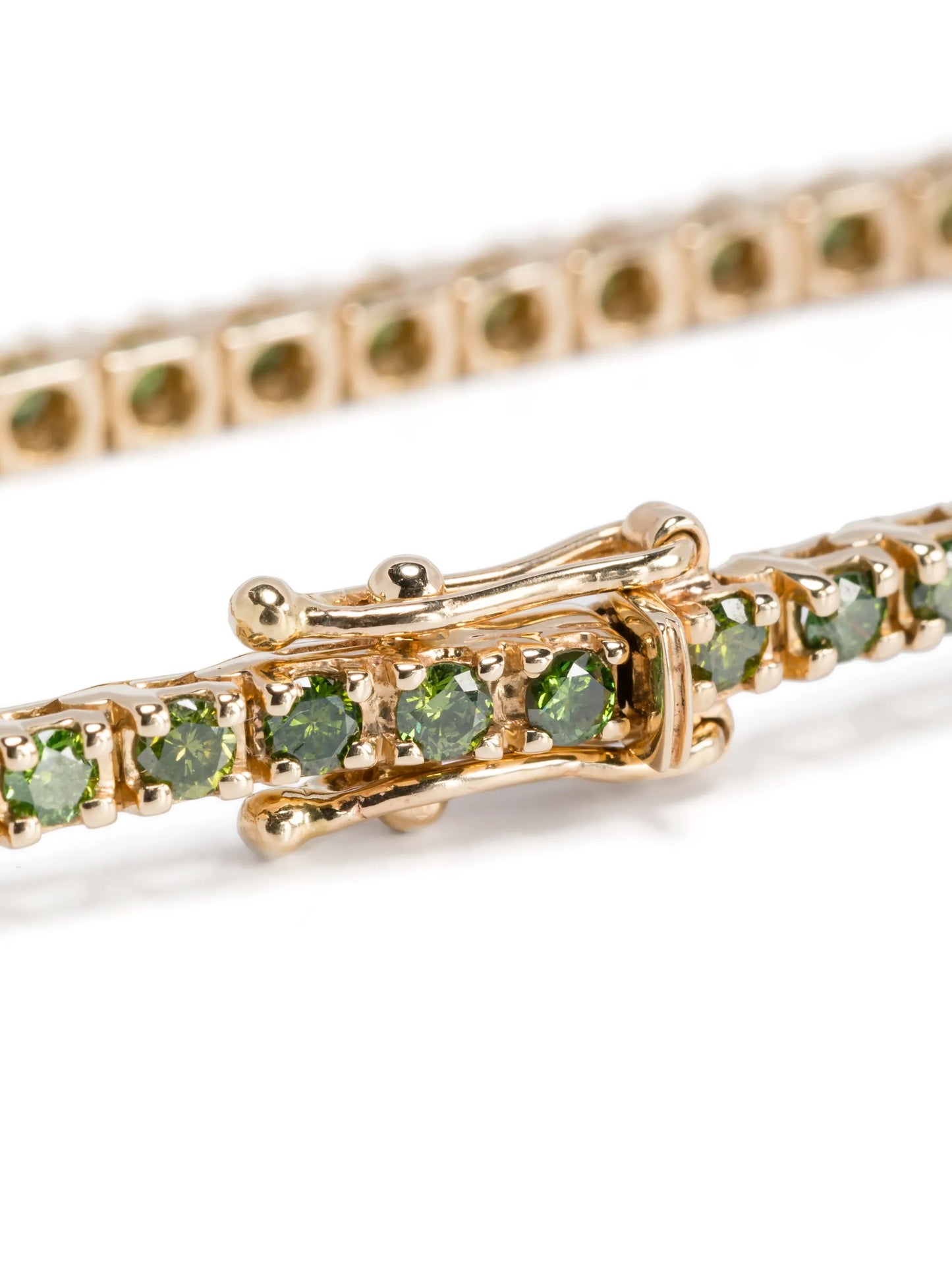 14kt yellow gold Spectra tennis bracelet