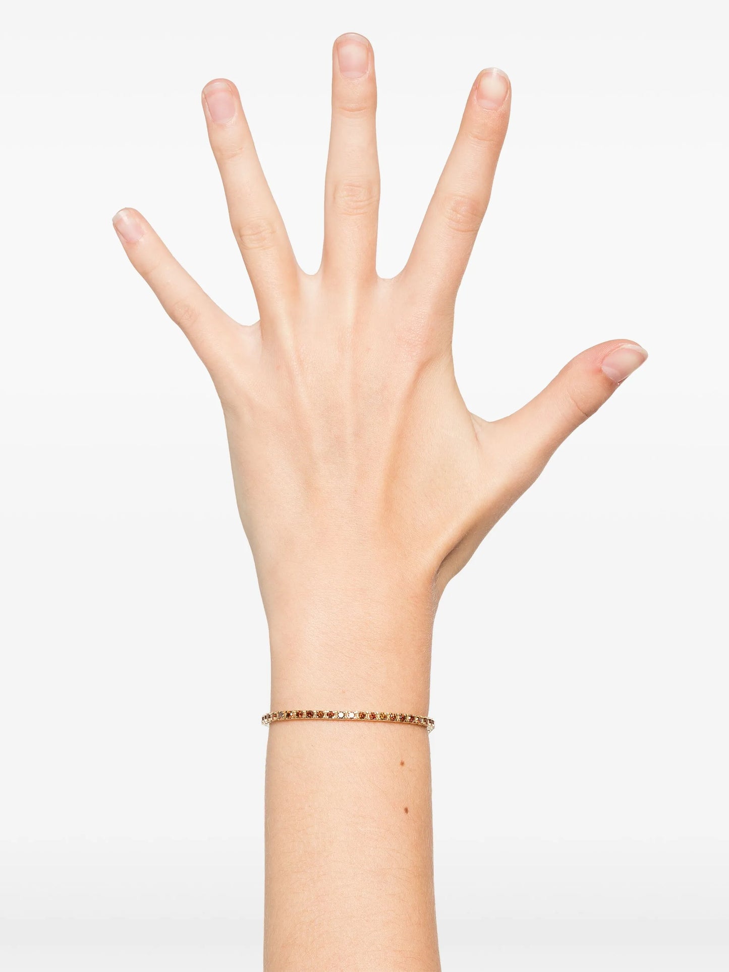 14kt yellow gold Spectra tennis bracelet