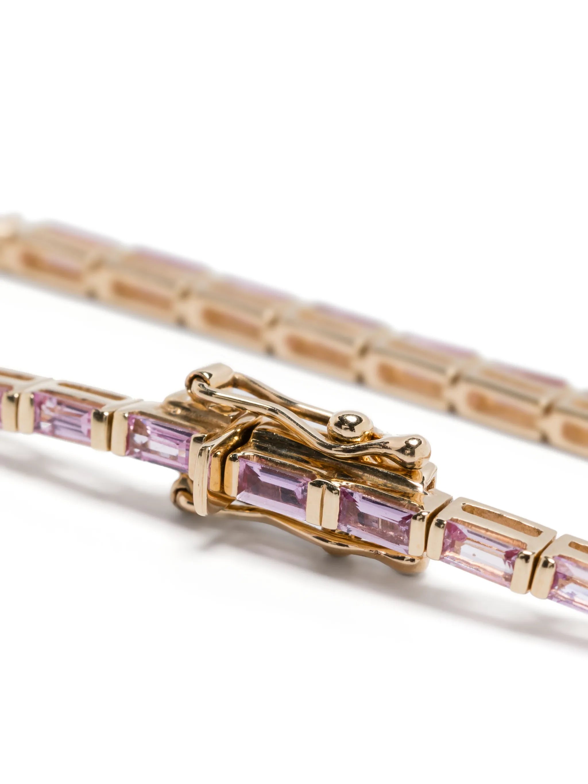 14kt yellow gold Creo sapphire bracelet