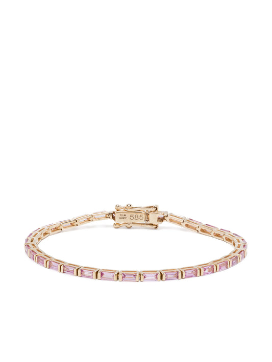 14kt yellow gold Creo sapphire bracelet