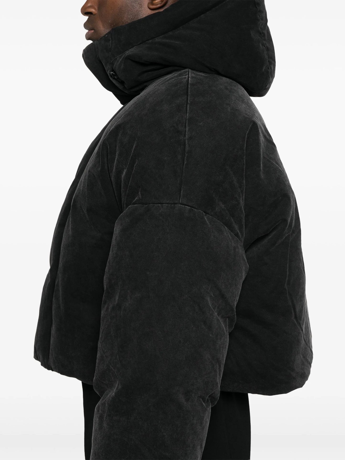 hooded puffer jacket