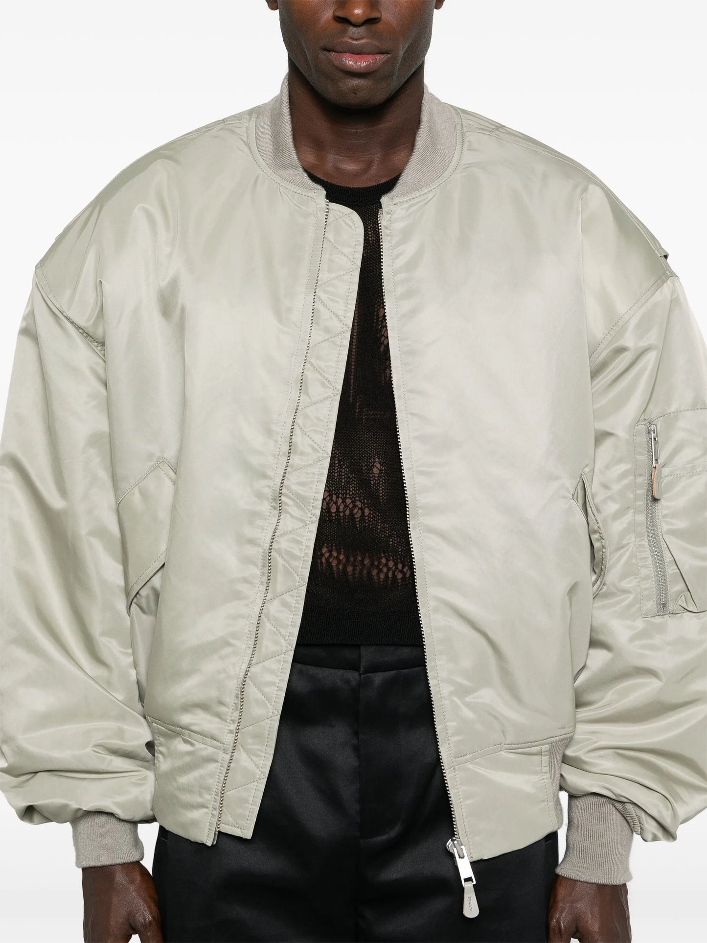 Broad bomber jacket