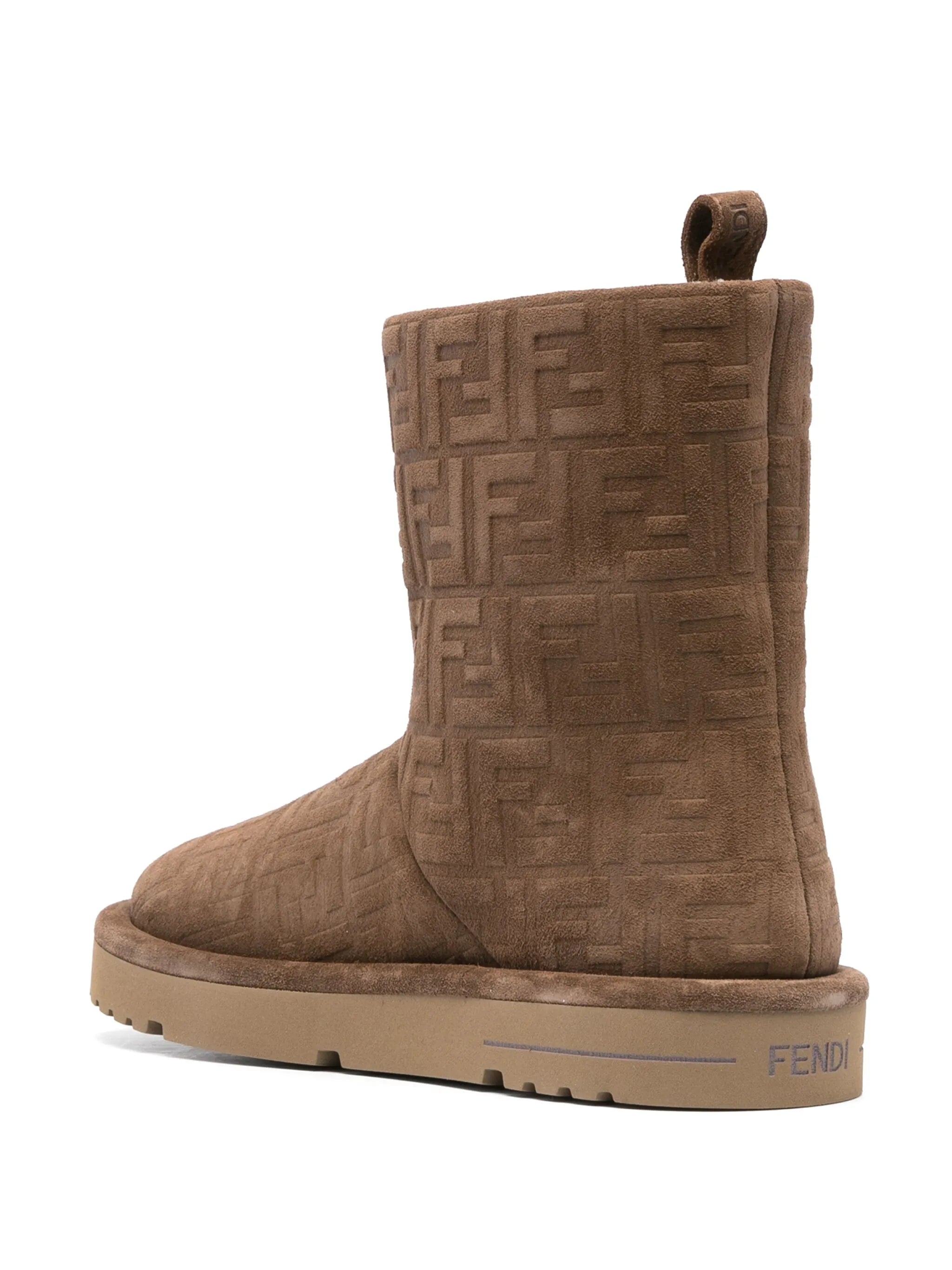 FF jacquard boots
