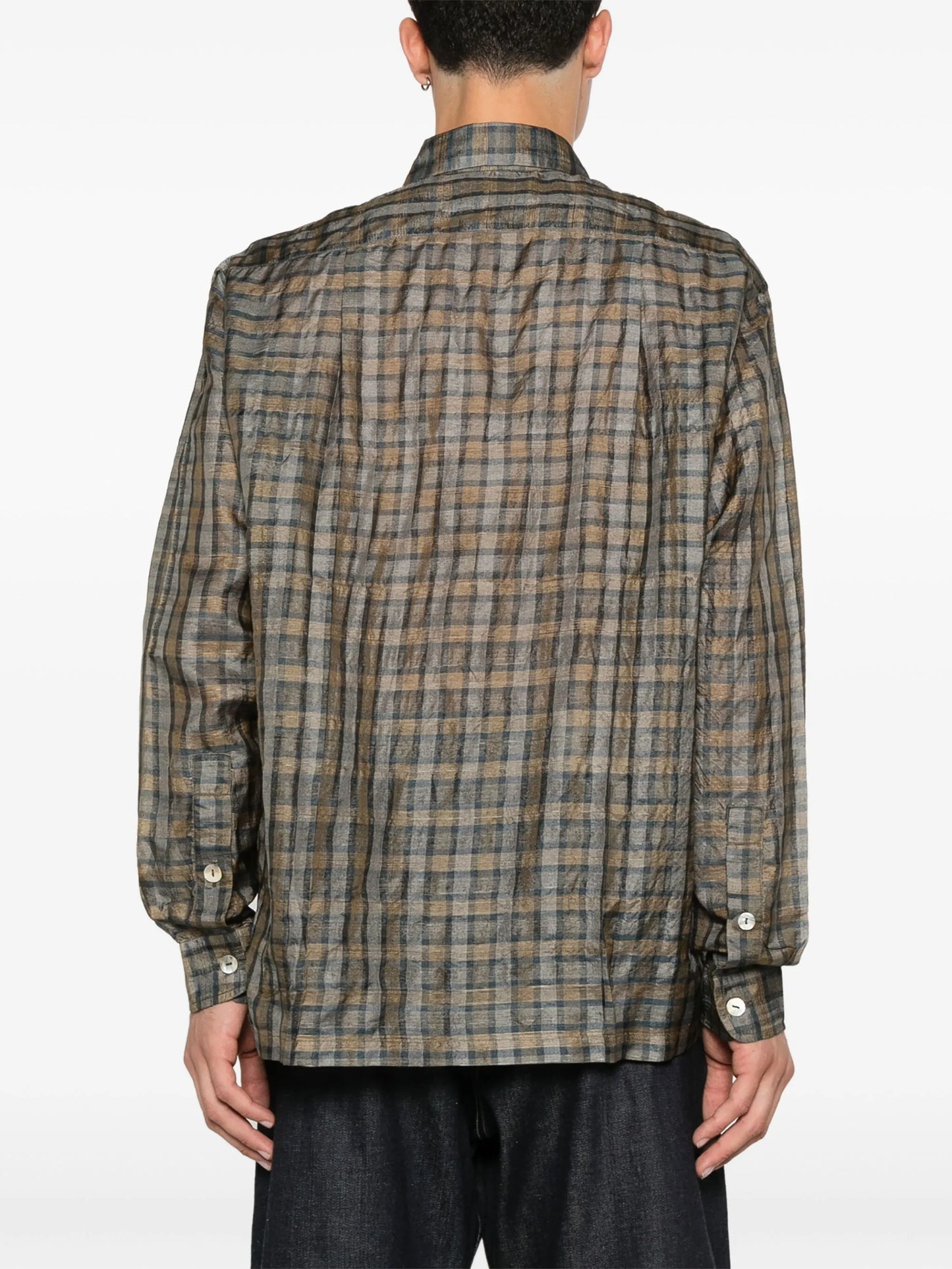 check-pattern shirt