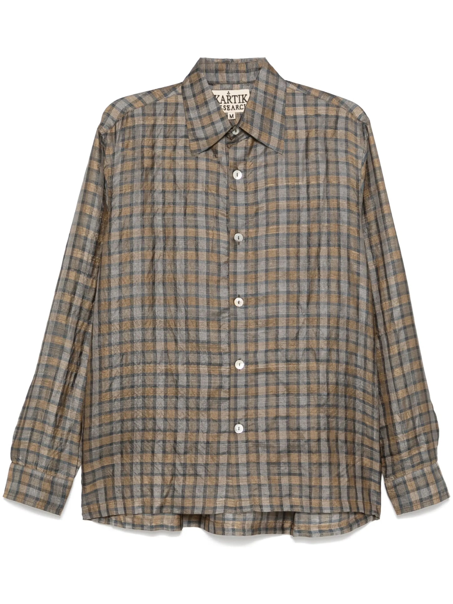 check-pattern shirt