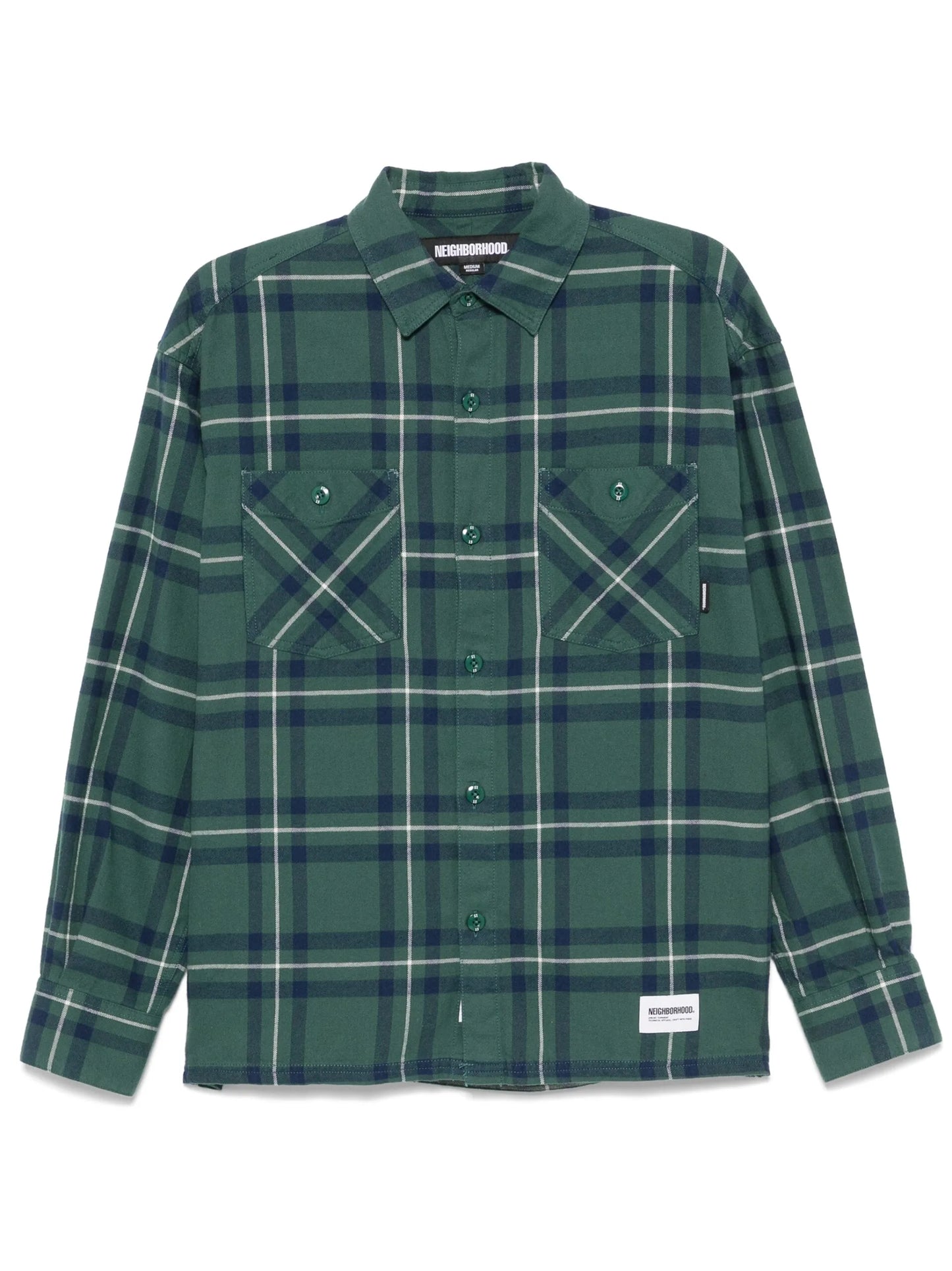 tartan-check shirt