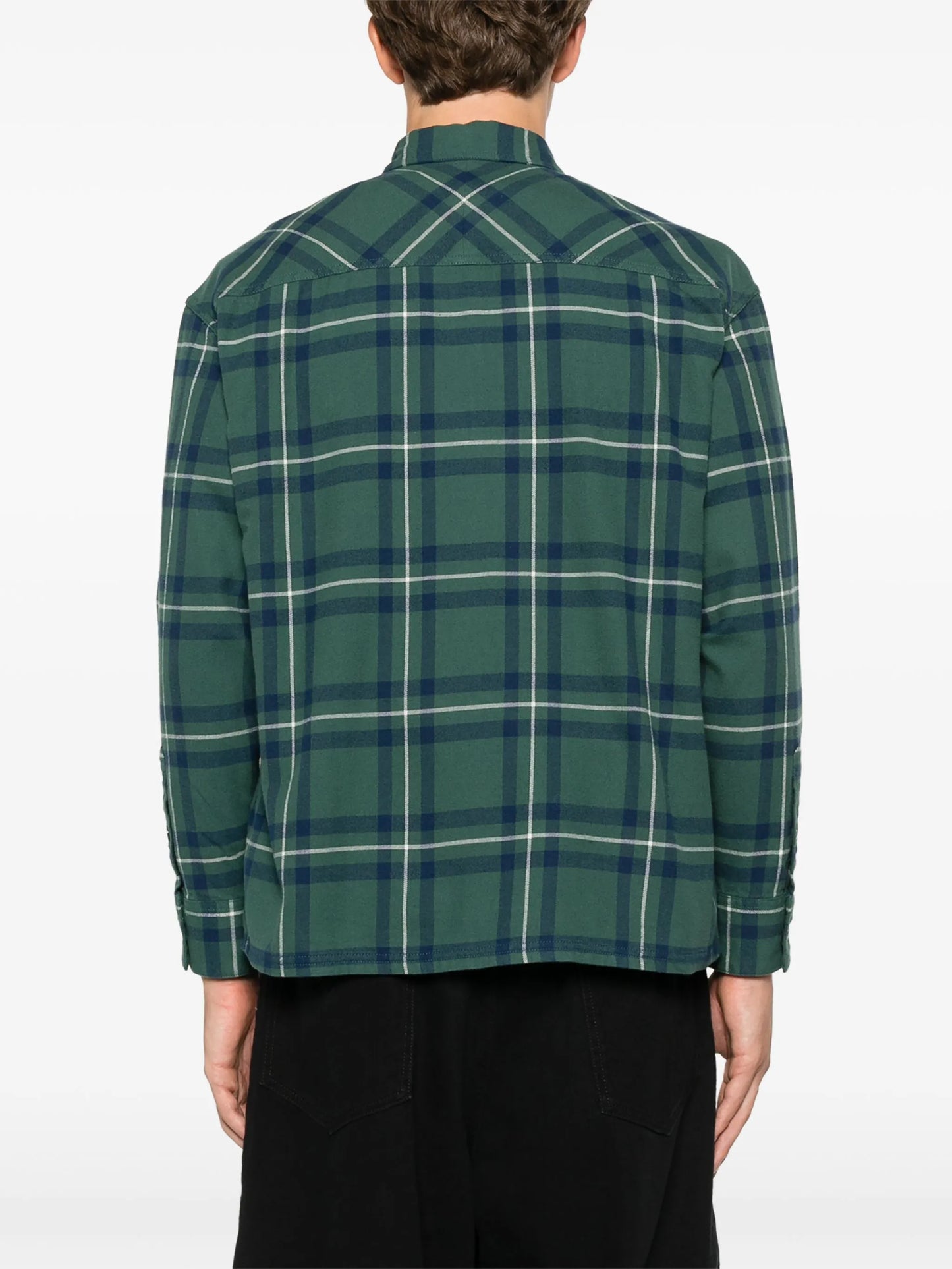 tartan-check shirt