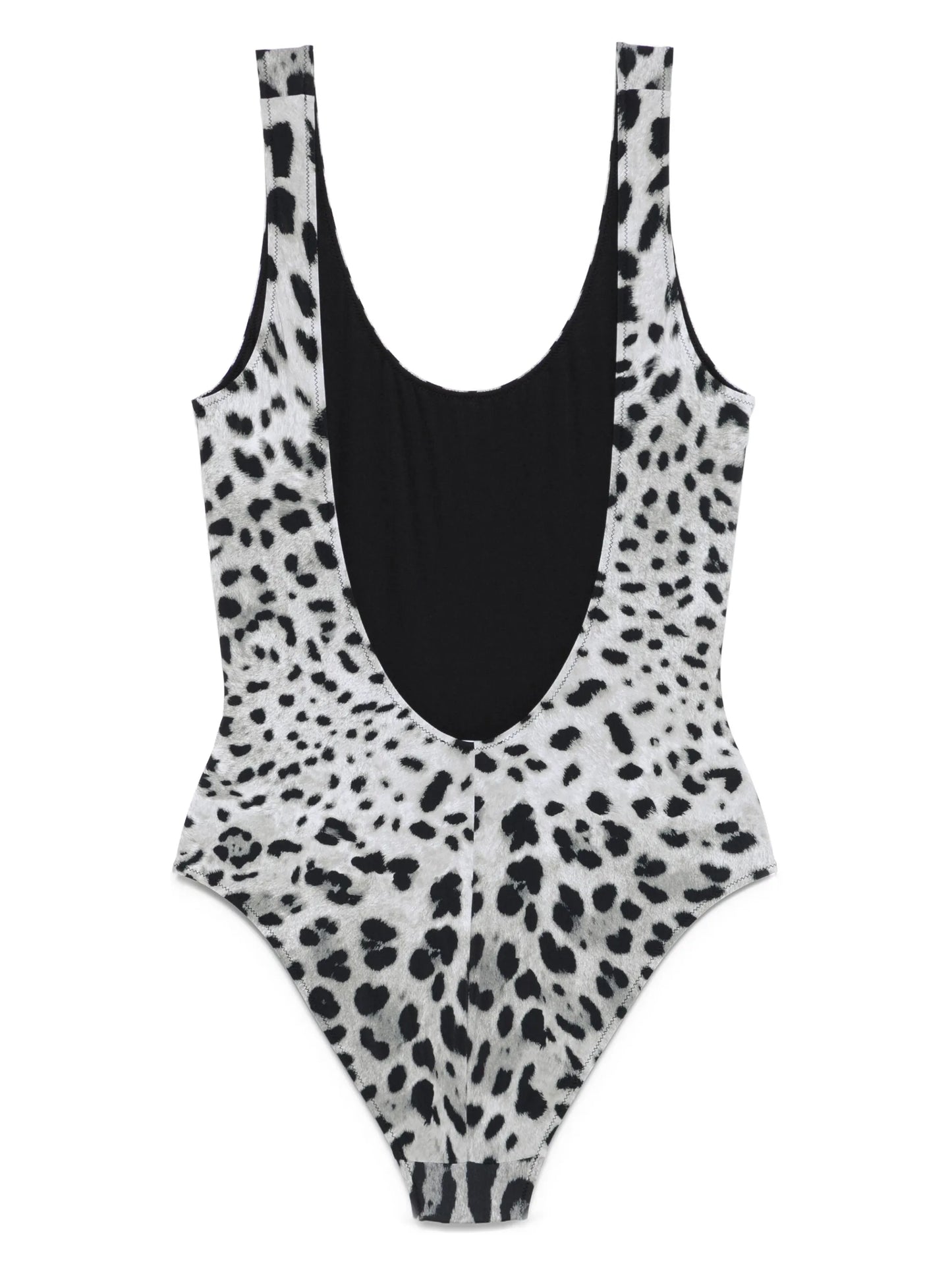 leopard-print swimsuit