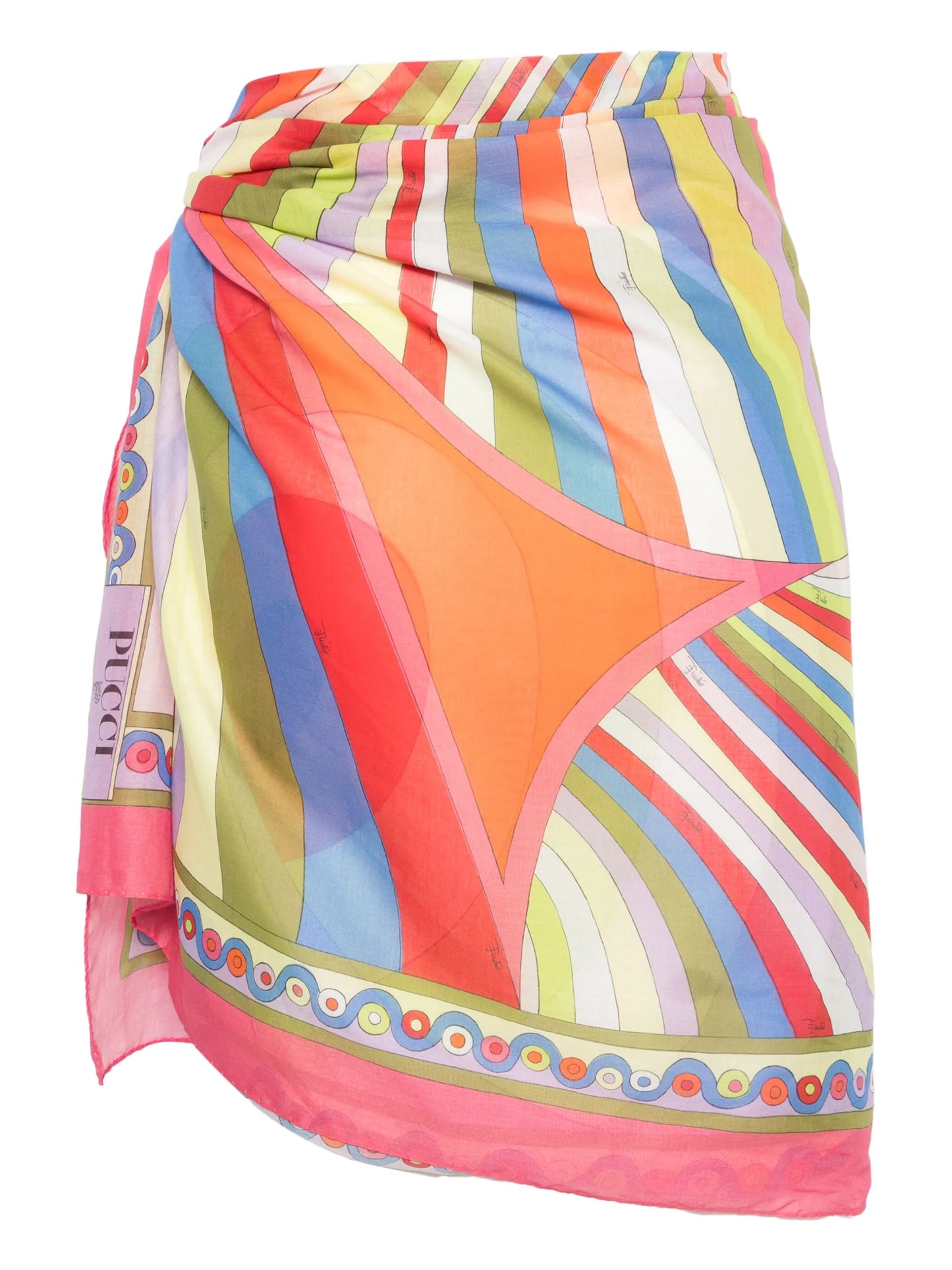 Iride-print sarong