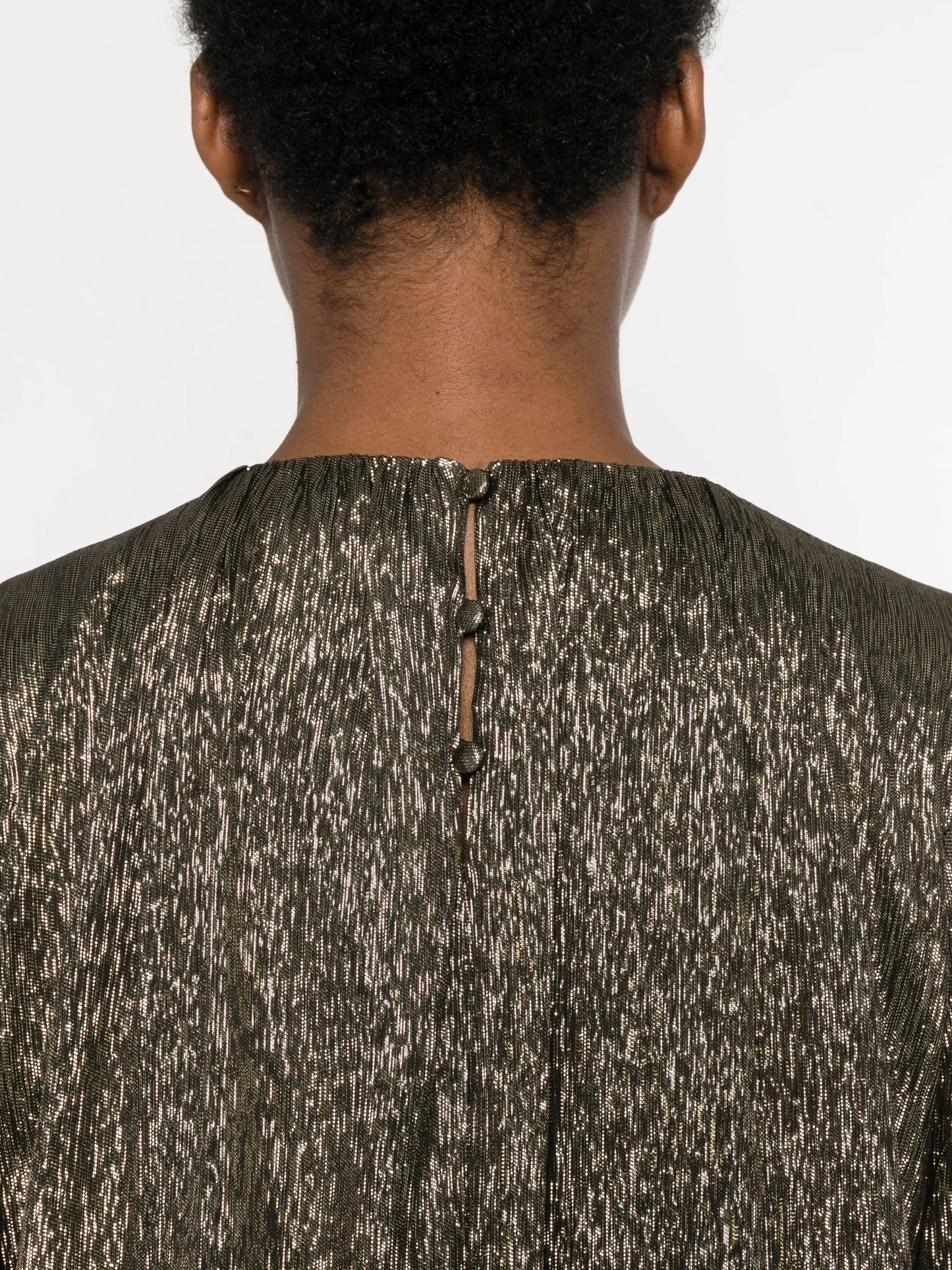 lamé blouse