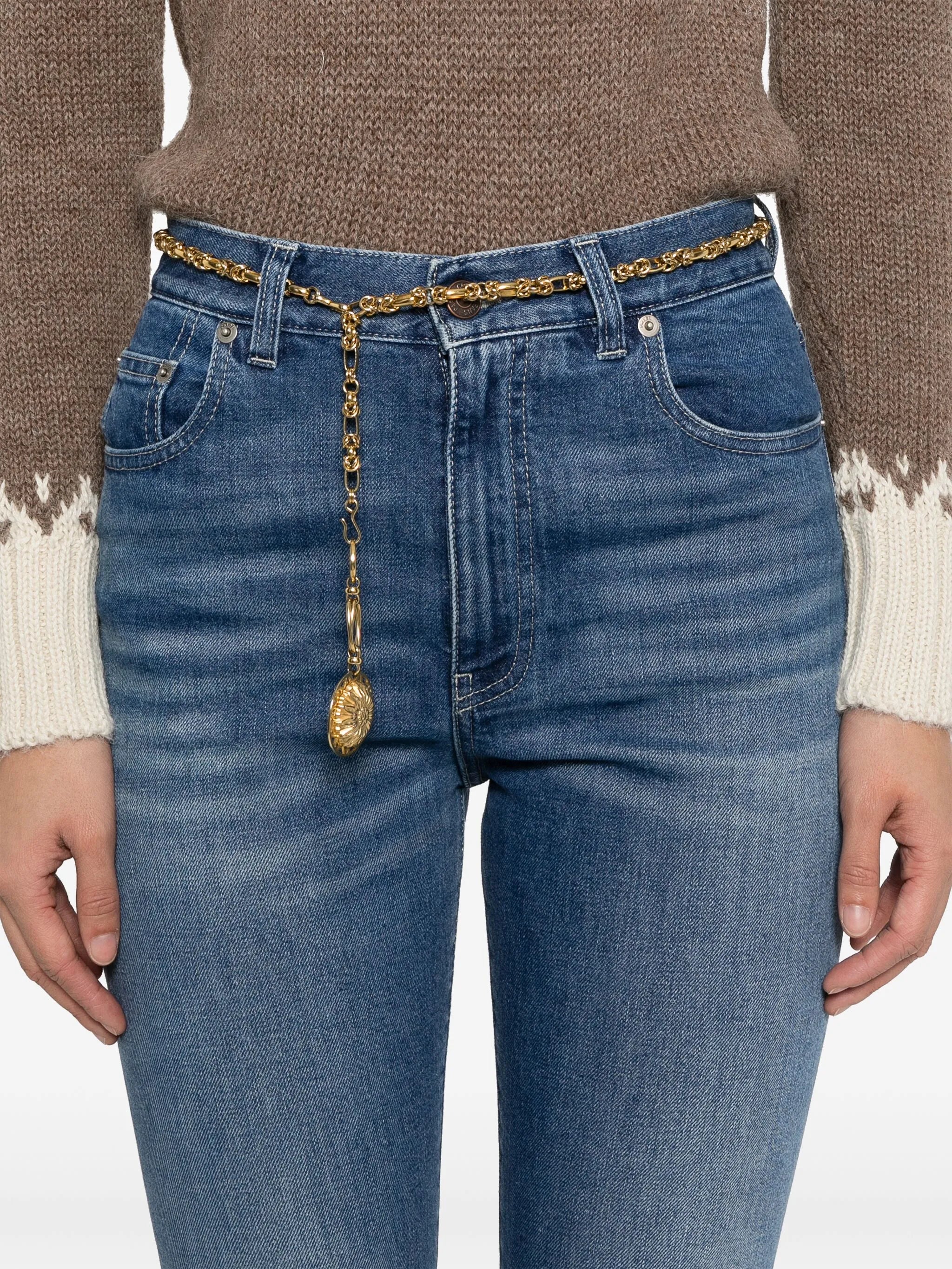 slim-cut jeans