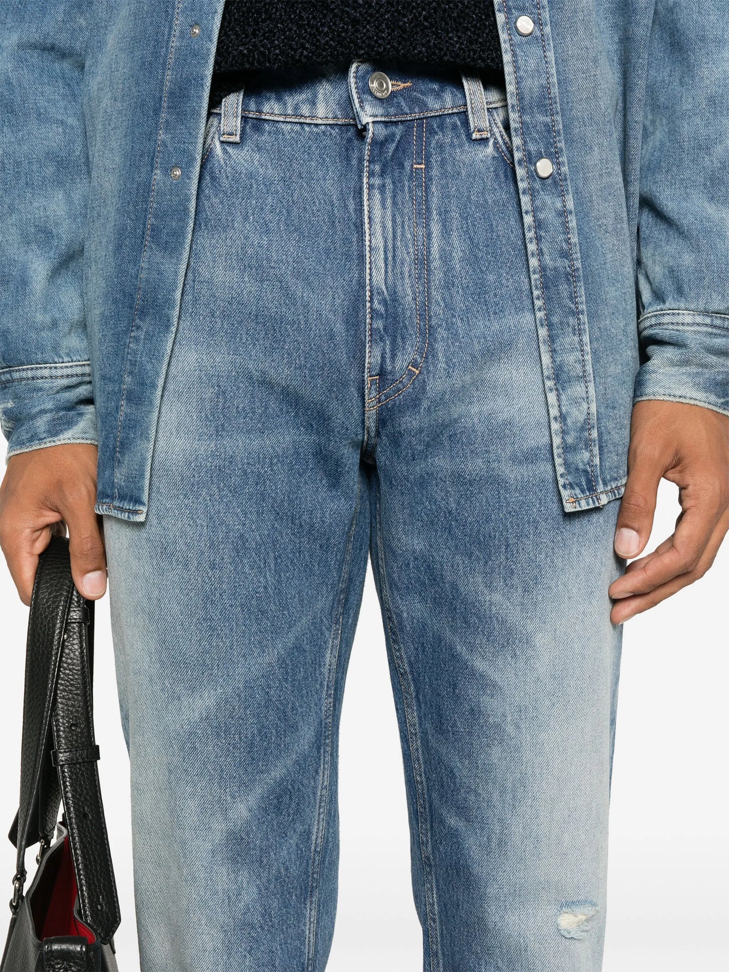 tapered jeans