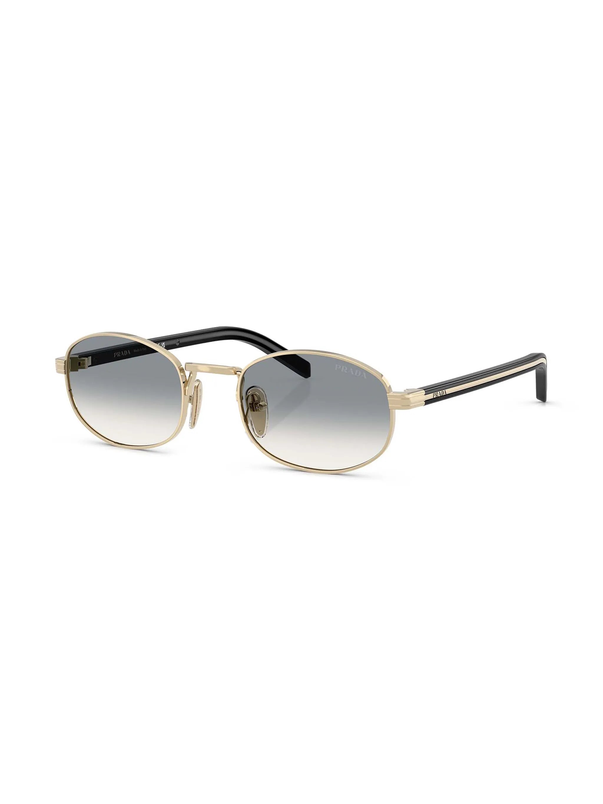 oval-frame sunglasses