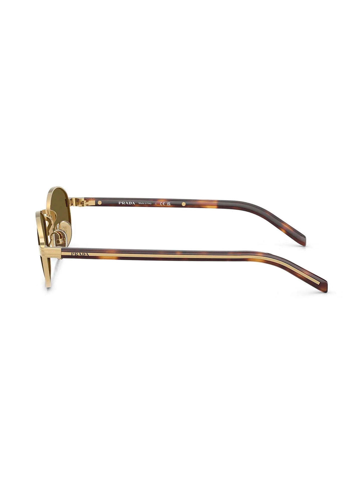 oval-frame sunglasses