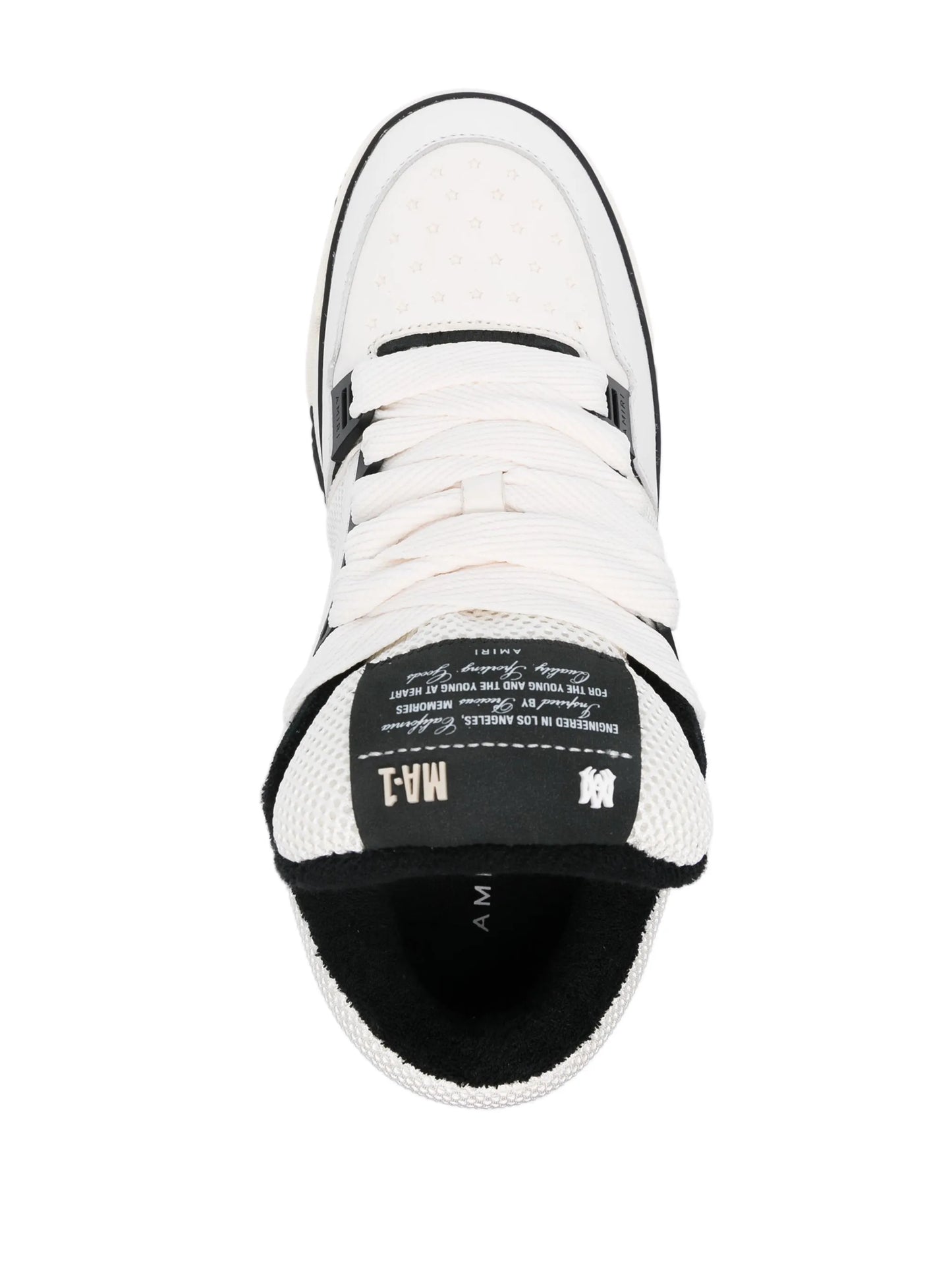 MA-1 logo-patch calf leather sneakers