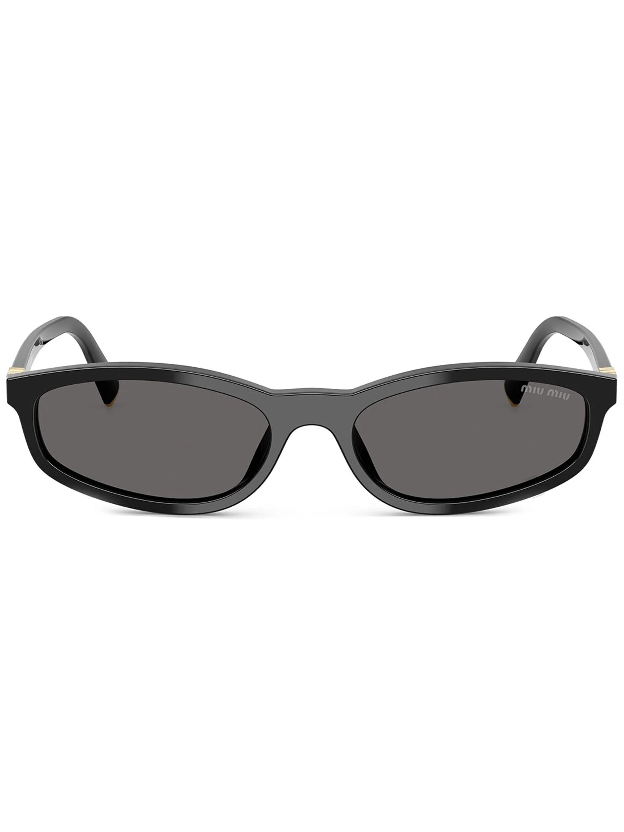 oval-frame sunglasses