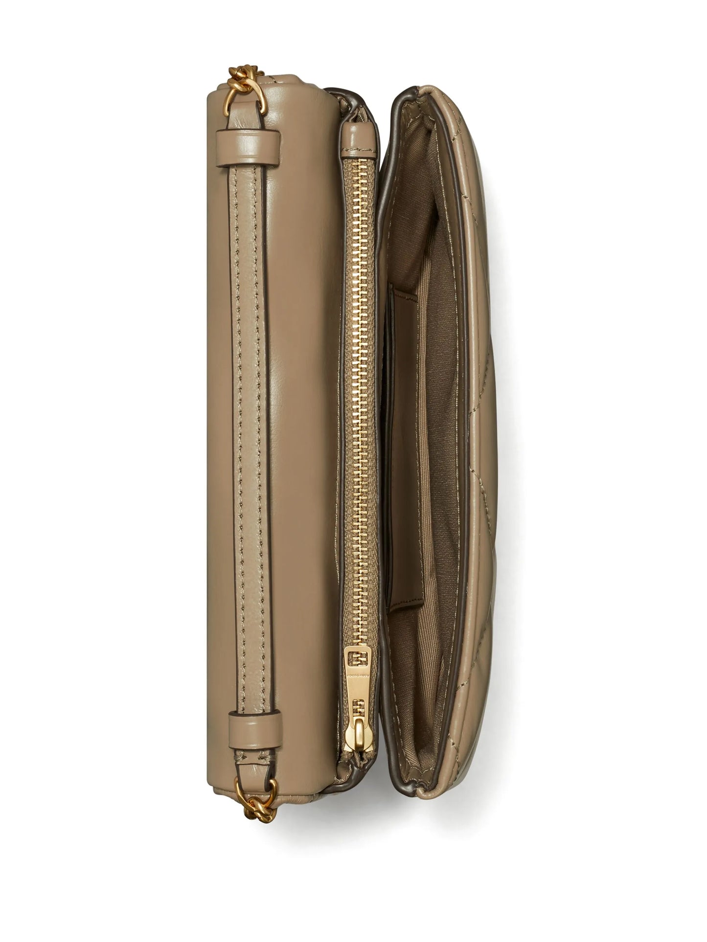 Kira diamond-quilted wallet-on-chain