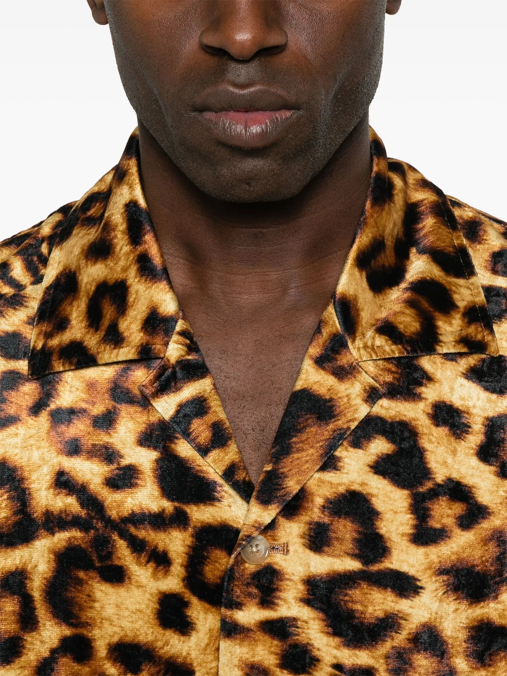 leopard-print shirt