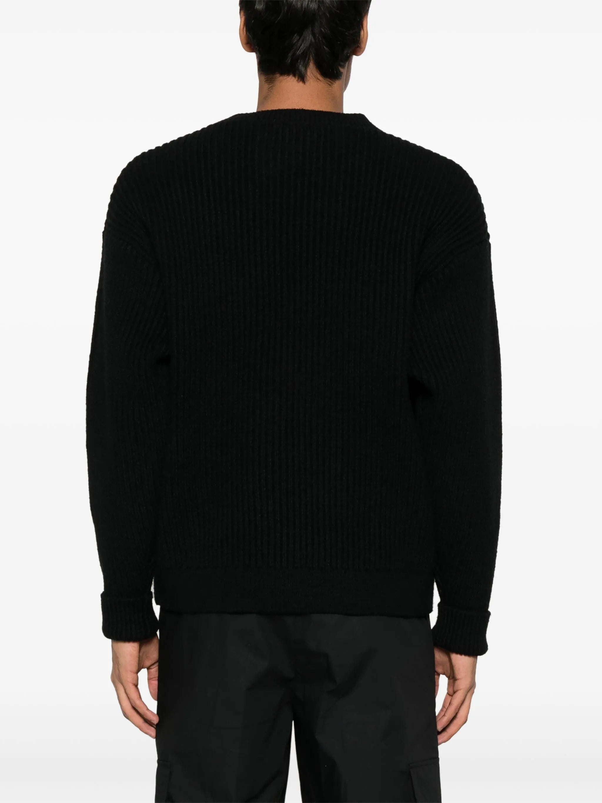 heavy-knit sweater