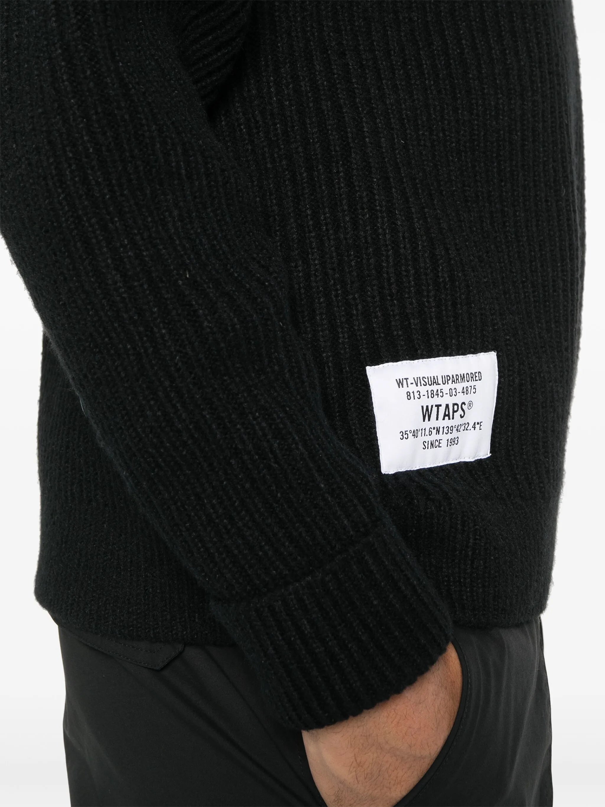 heavy-knit sweater